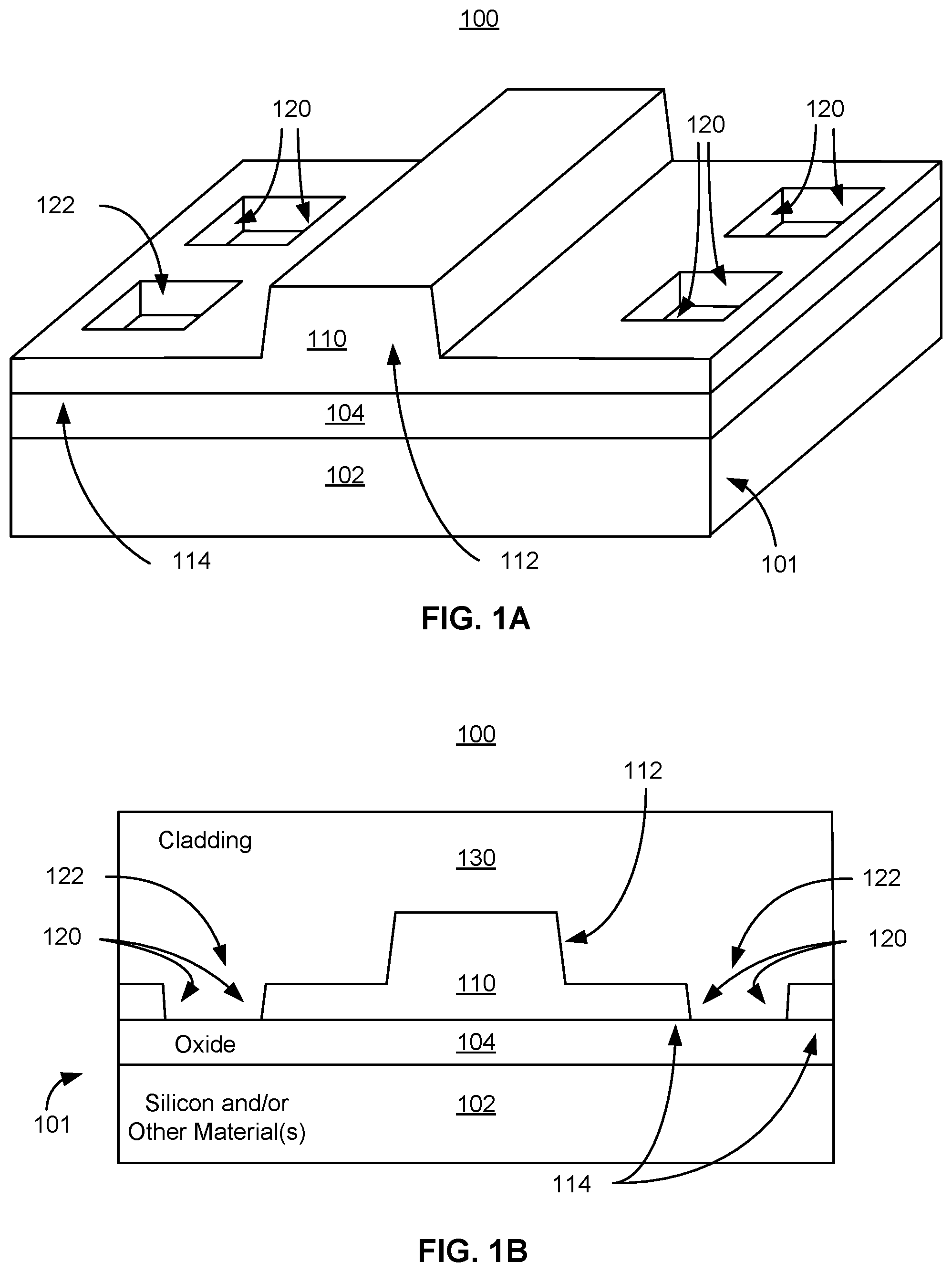 Patent US12313920 — Optical device configured for stress mitigation — Figure 1