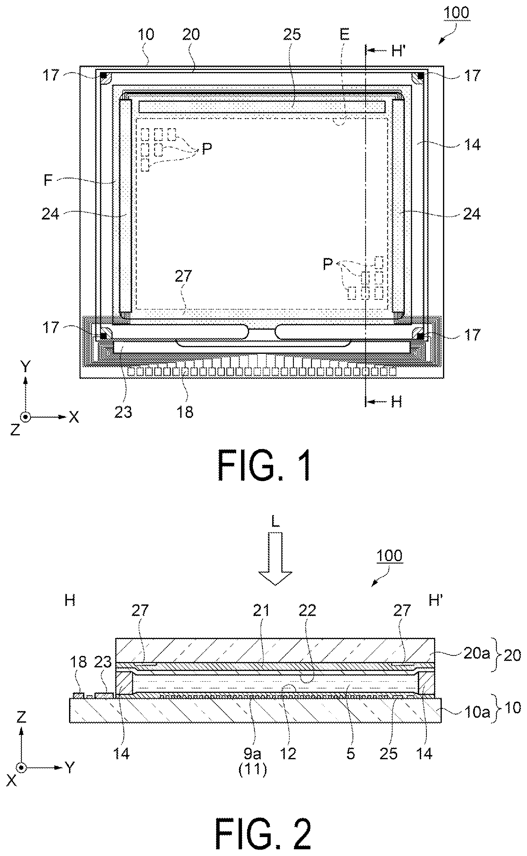 Patent US12313922 — Liquid crystal apparatus and electronic device — Figure 1
