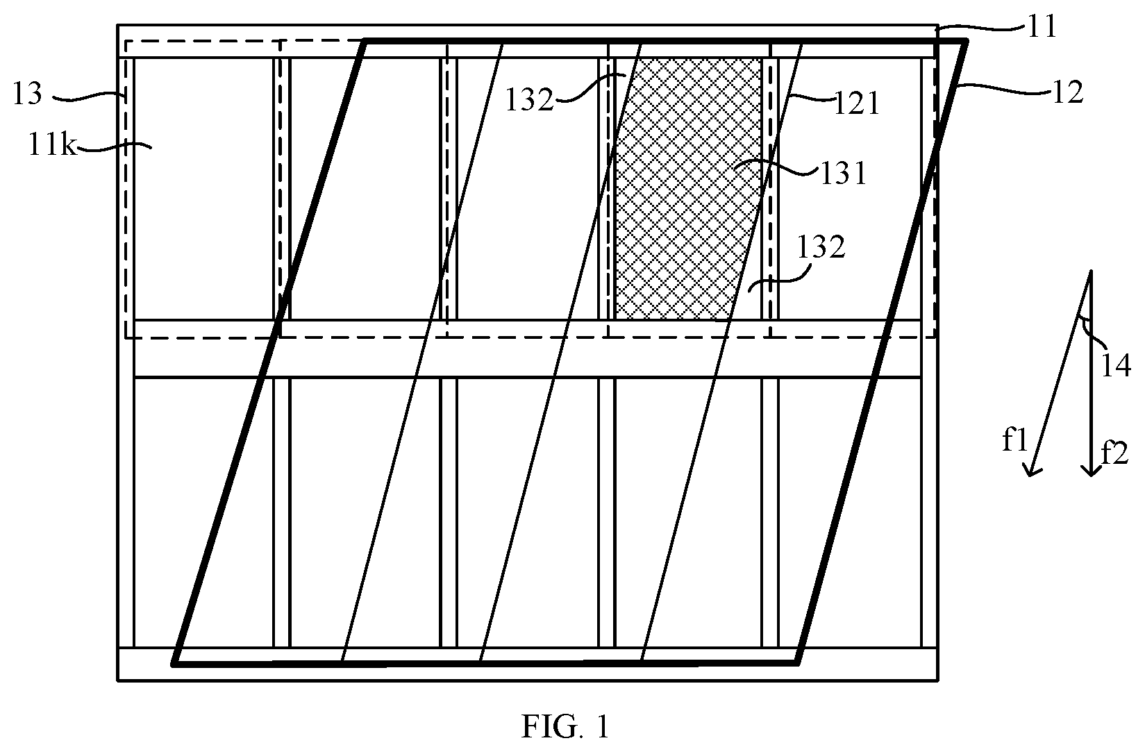 Patent US12313929 Figure 1 – Display panel and display apparatus