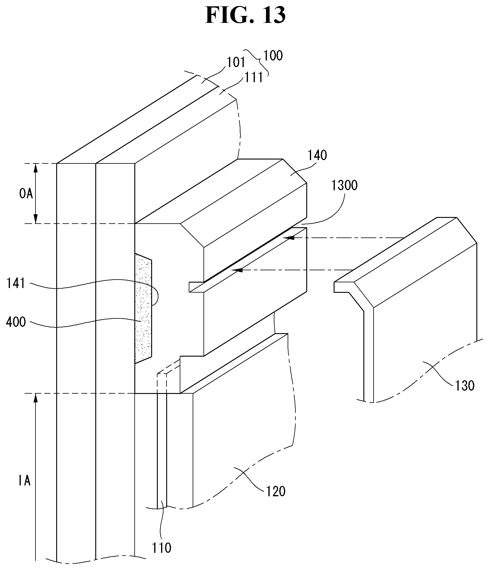 Patent US12313937 Figure 8 – Display apparatus comprising a side portion having an outer side surface that is entirely exposed to form an exterior side surface of the display apparatus