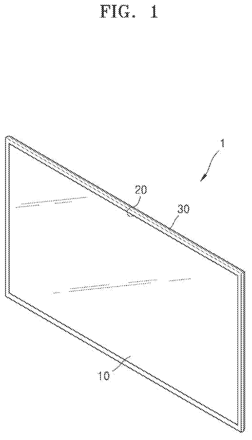 Patent US12313943 Figure 1 – Display device with slim control assembly