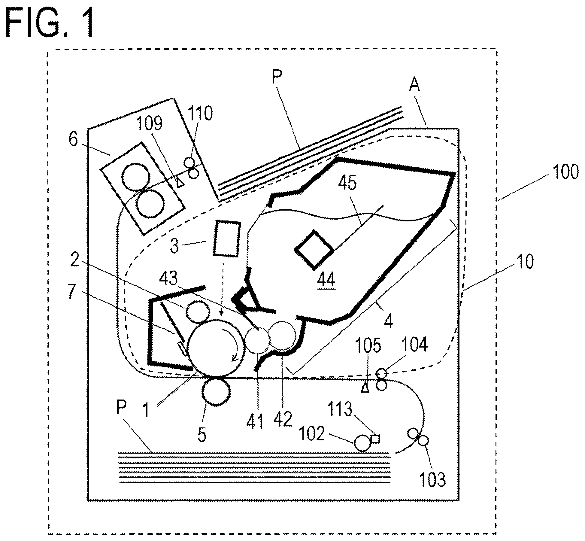 Patent US12313982 — Image forming apparatus having longer term anti-fogging — Figure 1