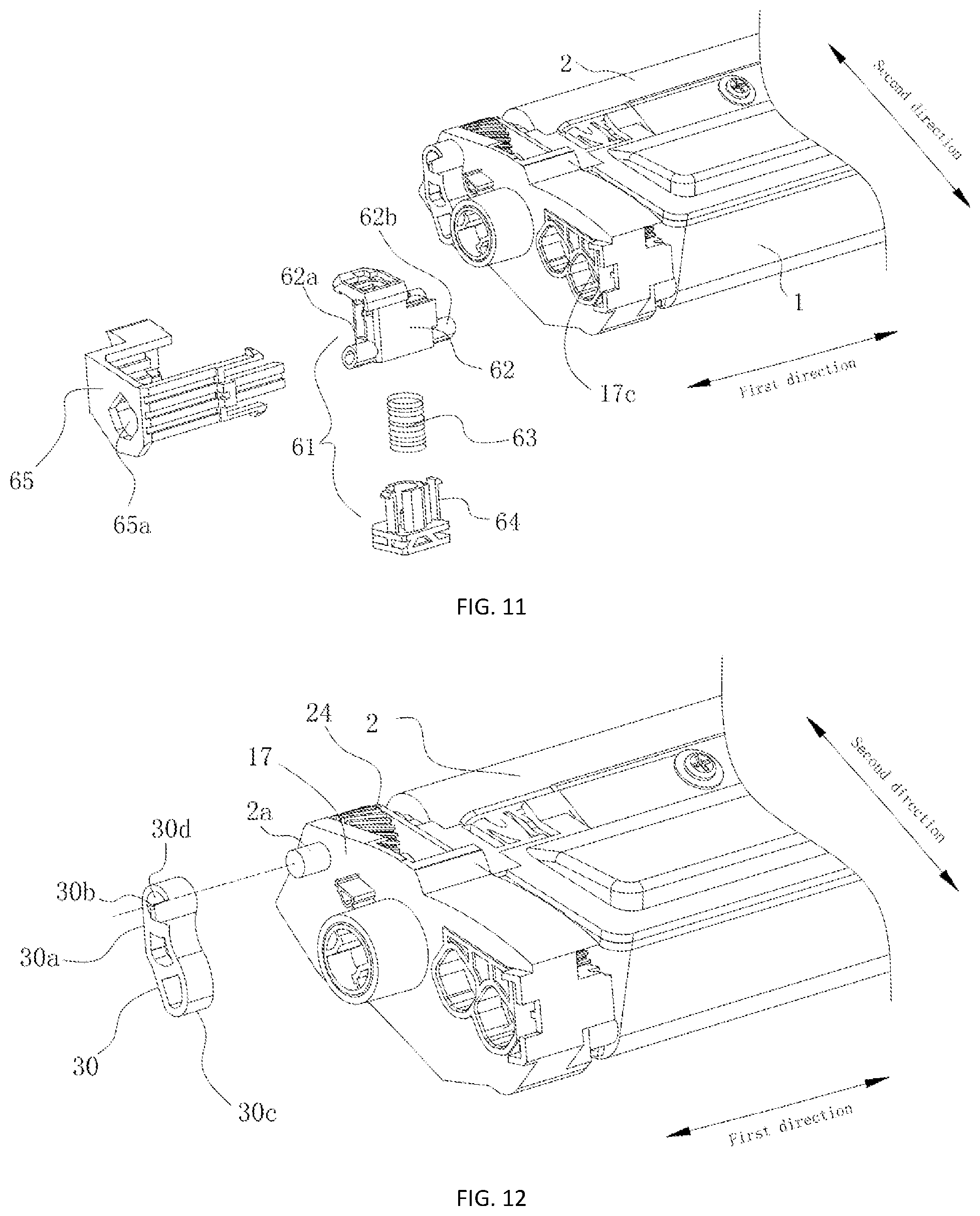 Patent US12313985 Figure 6 – Developing cartridge