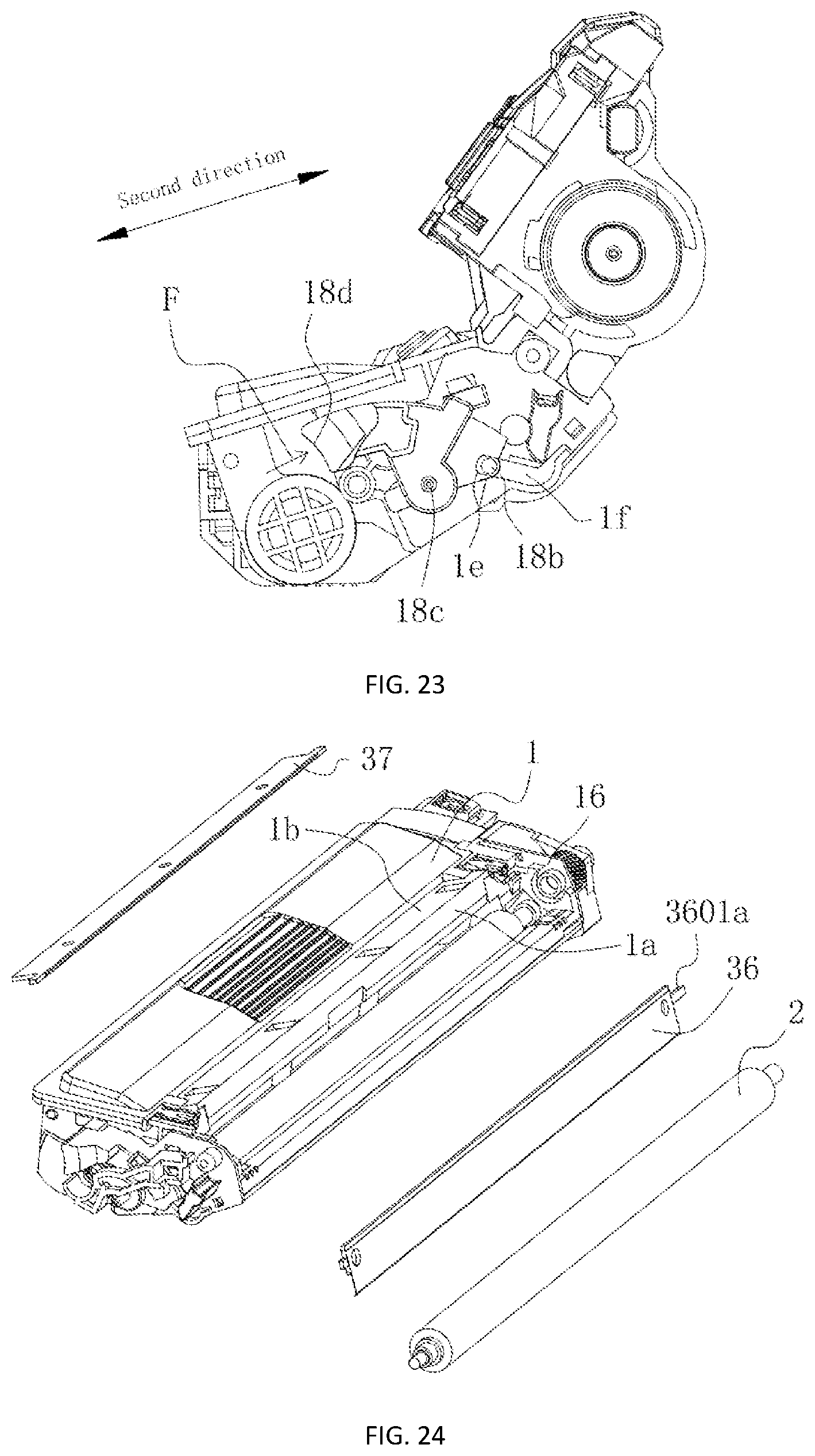 Patent US12313985 Figure 12 – Developing cartridge