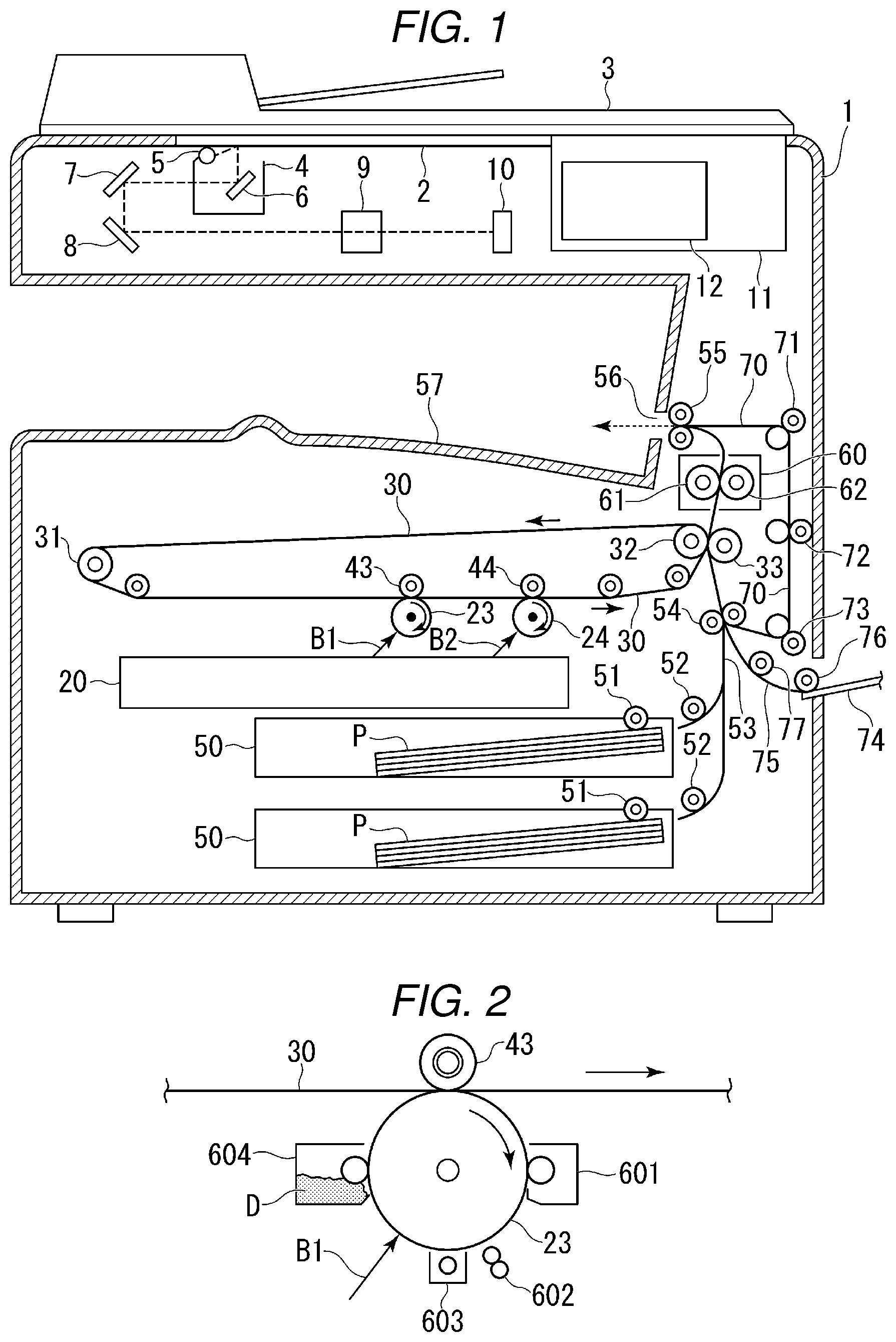 Patent US12313995 — Image forming device and image forming method — Figure 1