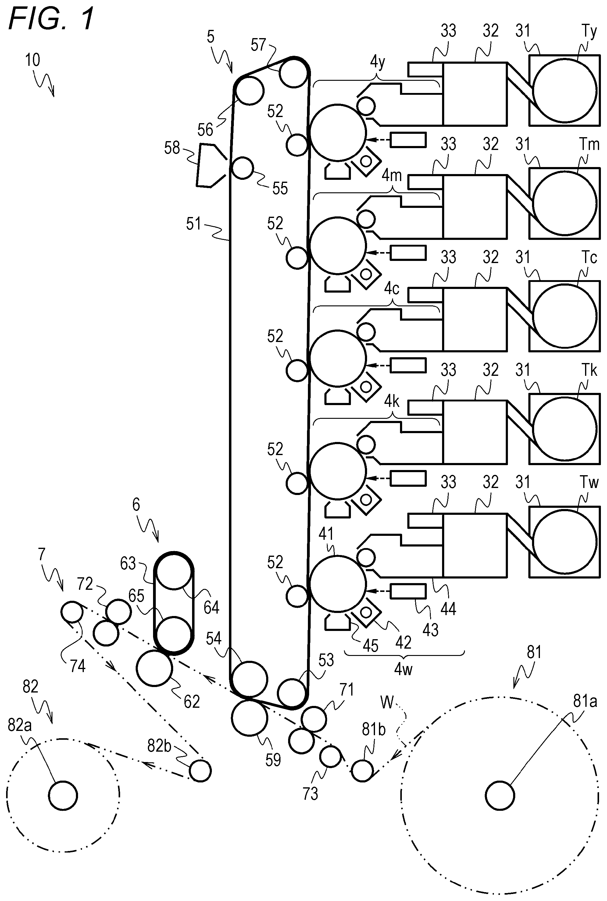 Patent US12313996 — Image forming apparatus and image forming method — Figure 1