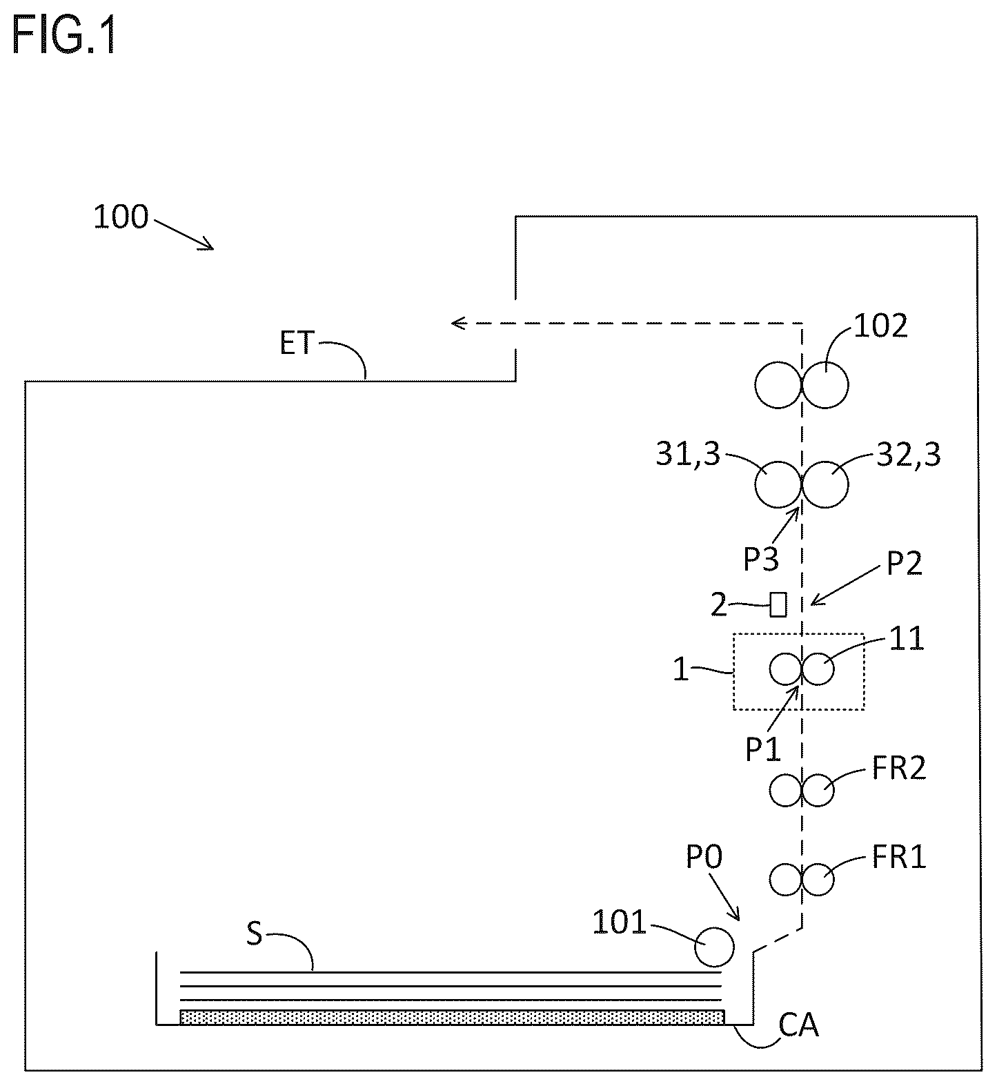 Patent US12313997 — Image forming apparatus — Figure 1