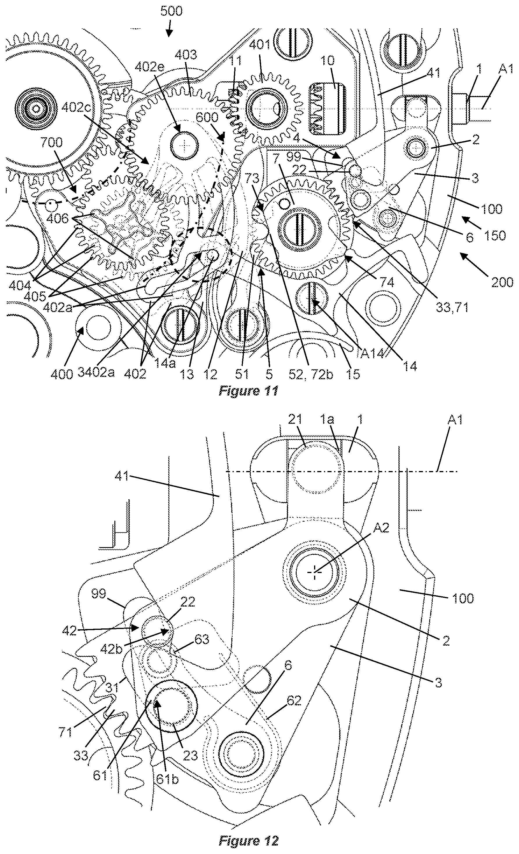 Patent US12314010 Figure 6 – Device for selecting timepiece functions