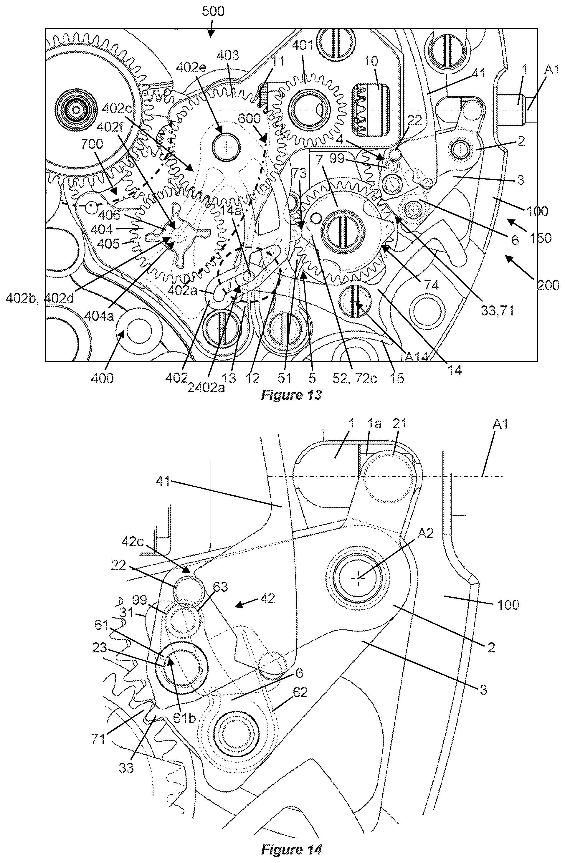 Patent US12314010 Figure 7 – Device for selecting timepiece functions