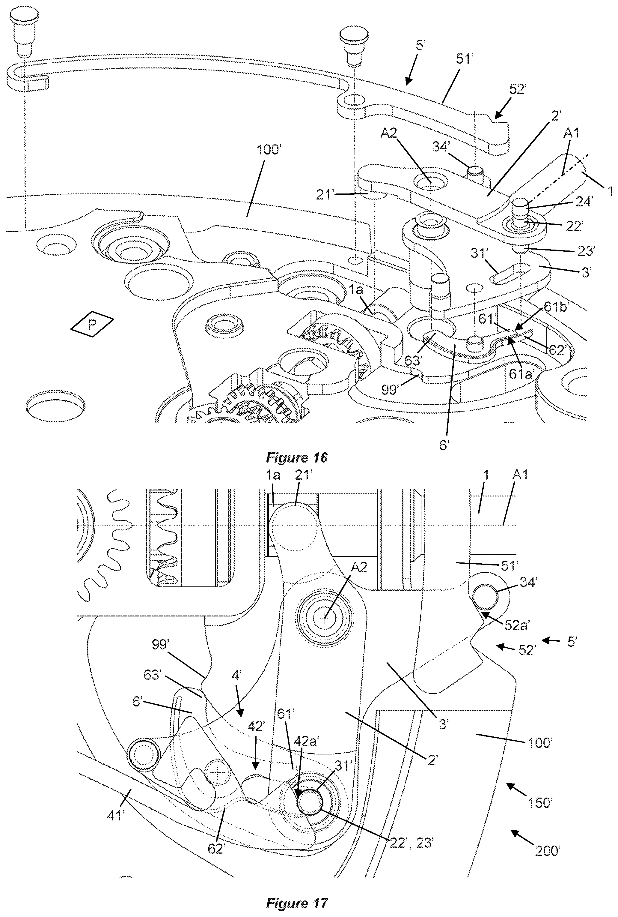 Patent US12314010 Figure 9 – Device for selecting timepiece functions