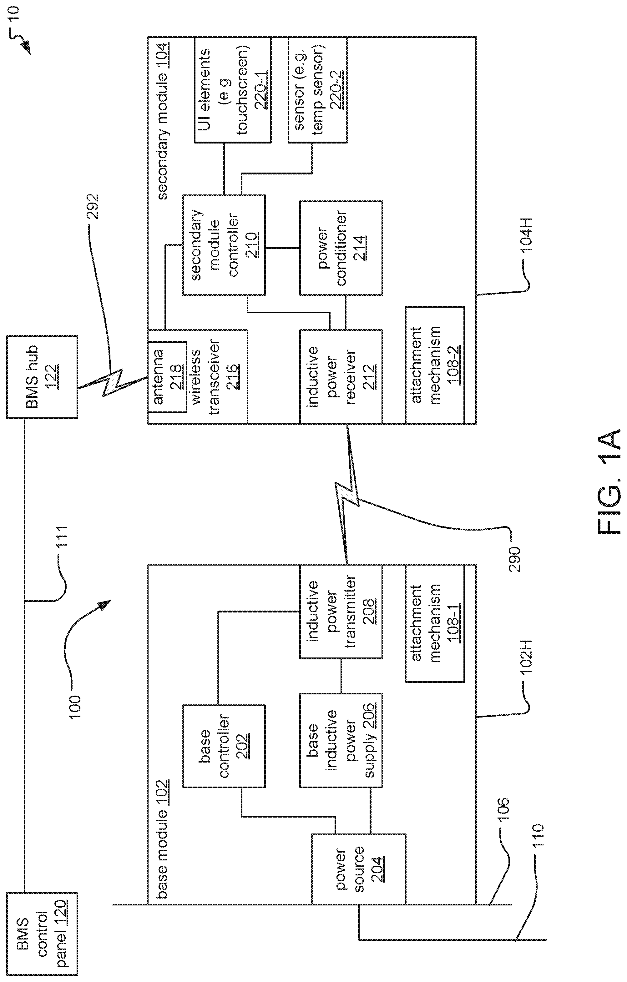 Patent US12314021 — System and method for providing power to building management system components using inductive coupling — Figure 1