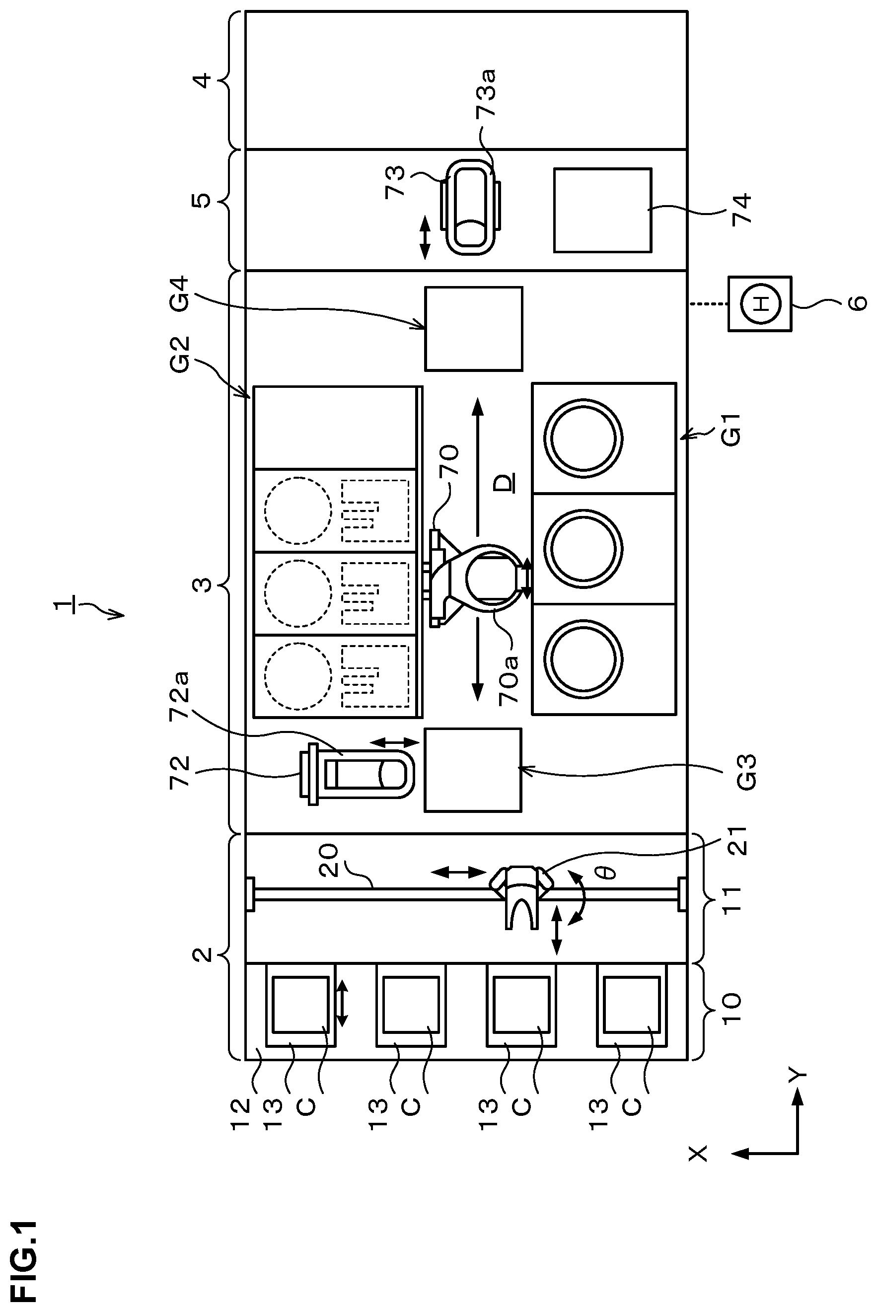 Patent US12314023 Figure 1 – Treatment condition setting method, storage medium, and substrate treatment system