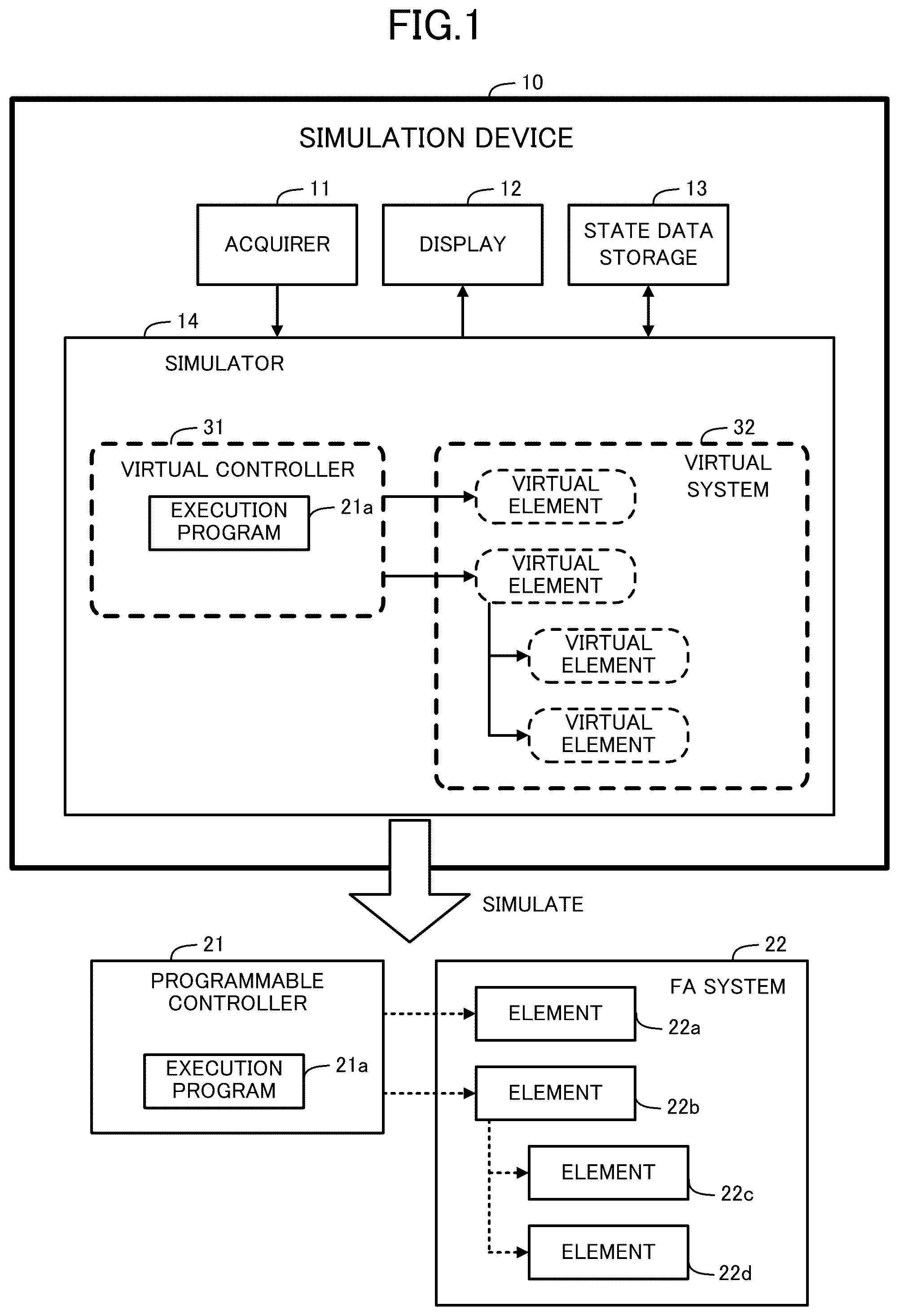Patent US12314035 — Recording medium, simulation method, and simulation device — Figure 1