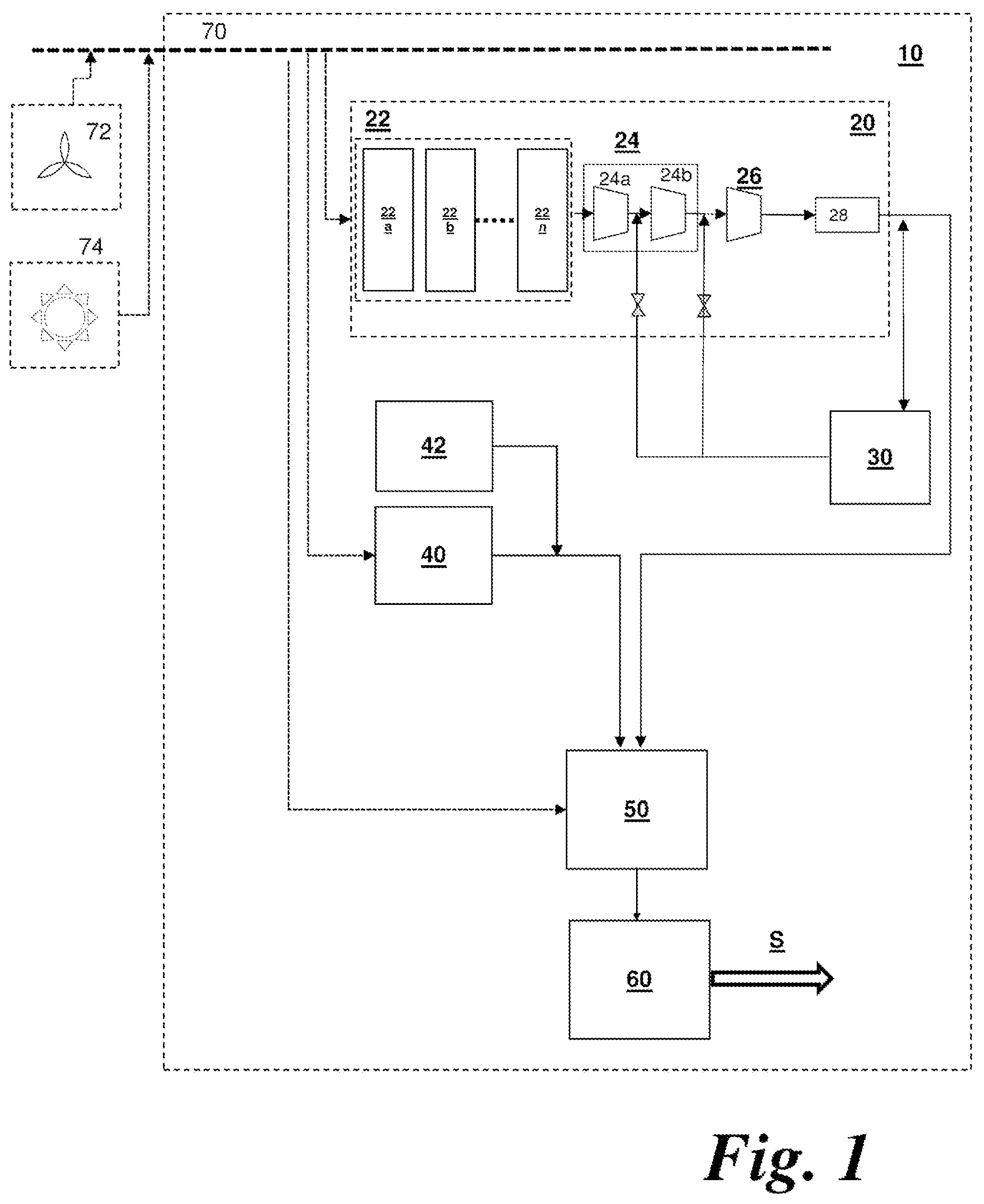 Patent US12314065 — Method and system for controlling production and storage of industrial gases — Figure 1