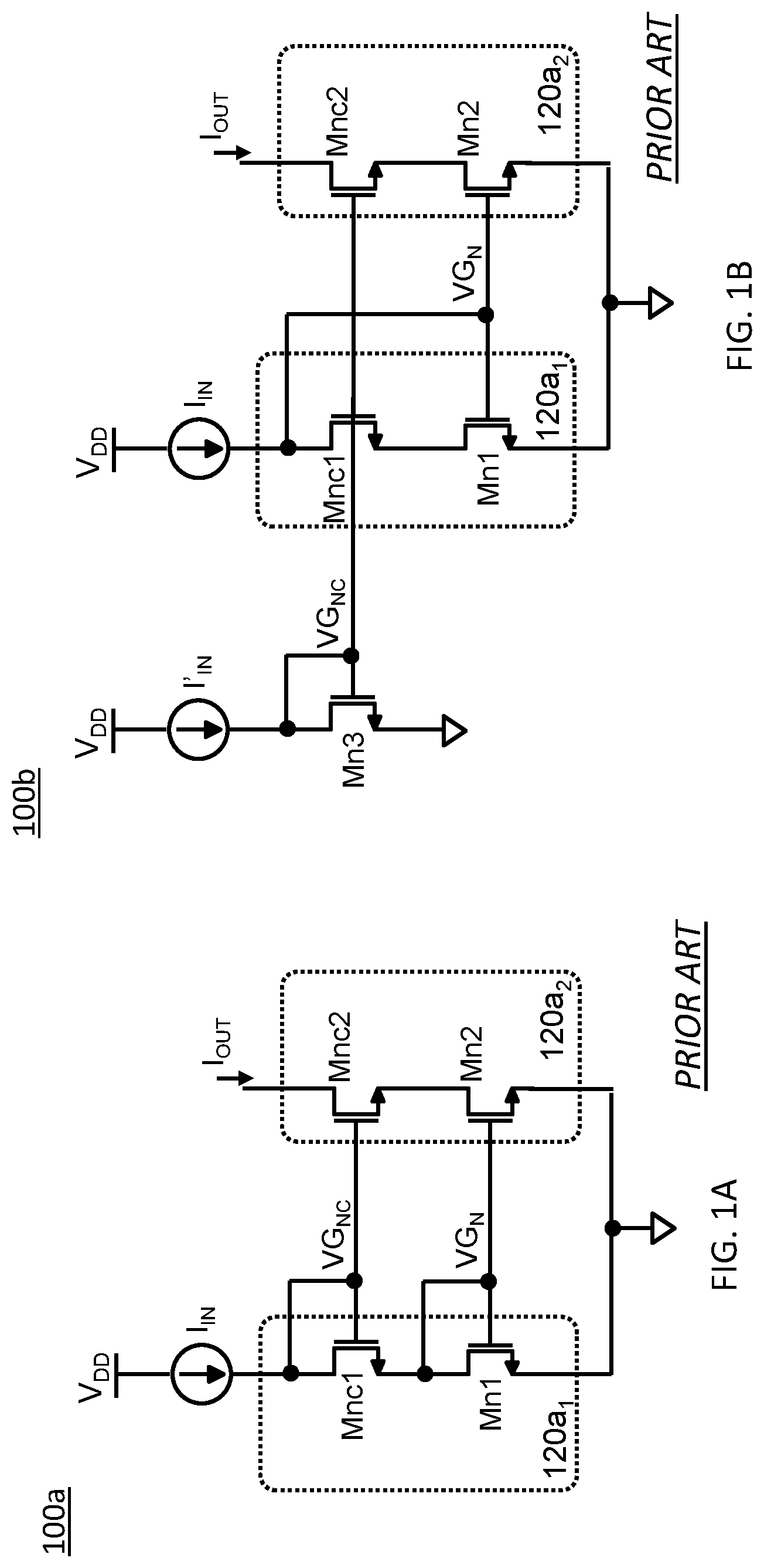 Patent US12314073 — Low voltage cascode current mirror — Figure 1