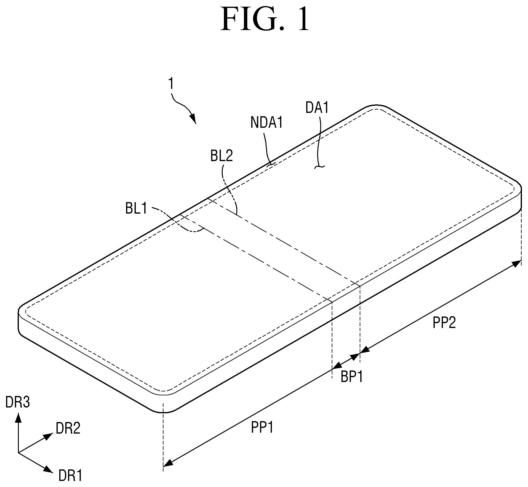 Patent US12314085 — Display device — Figure 1