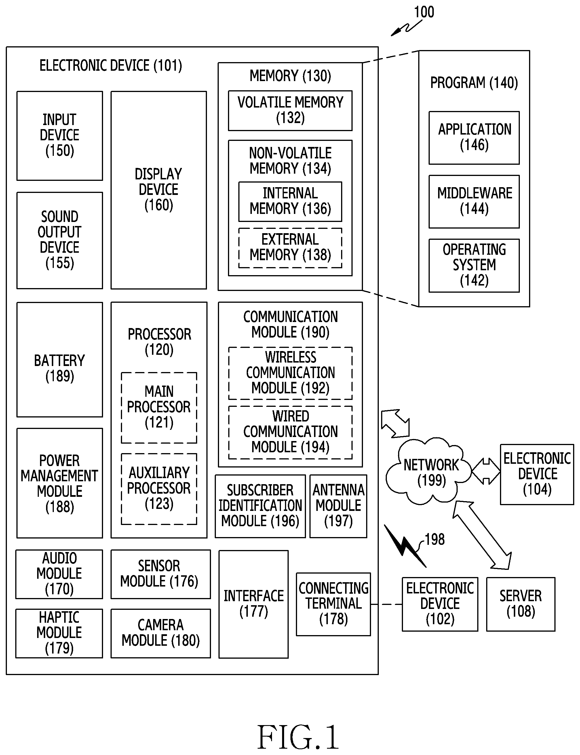 Patent US12314101 — Device and method for restoring application removed by factory data reset function — Figure 1