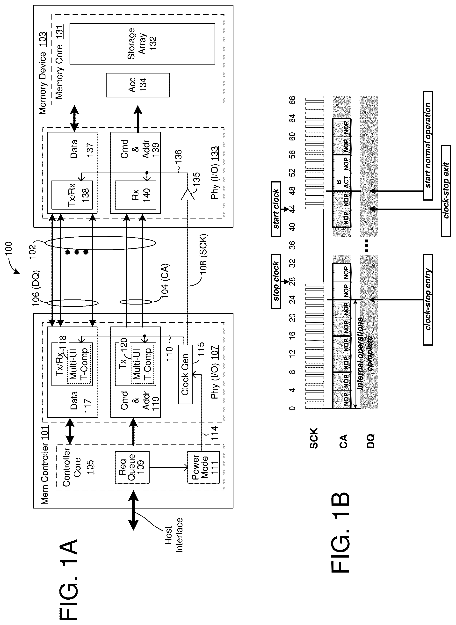 Patent US12314113 Figure 1 – Memory controller operable in data loop-back mode