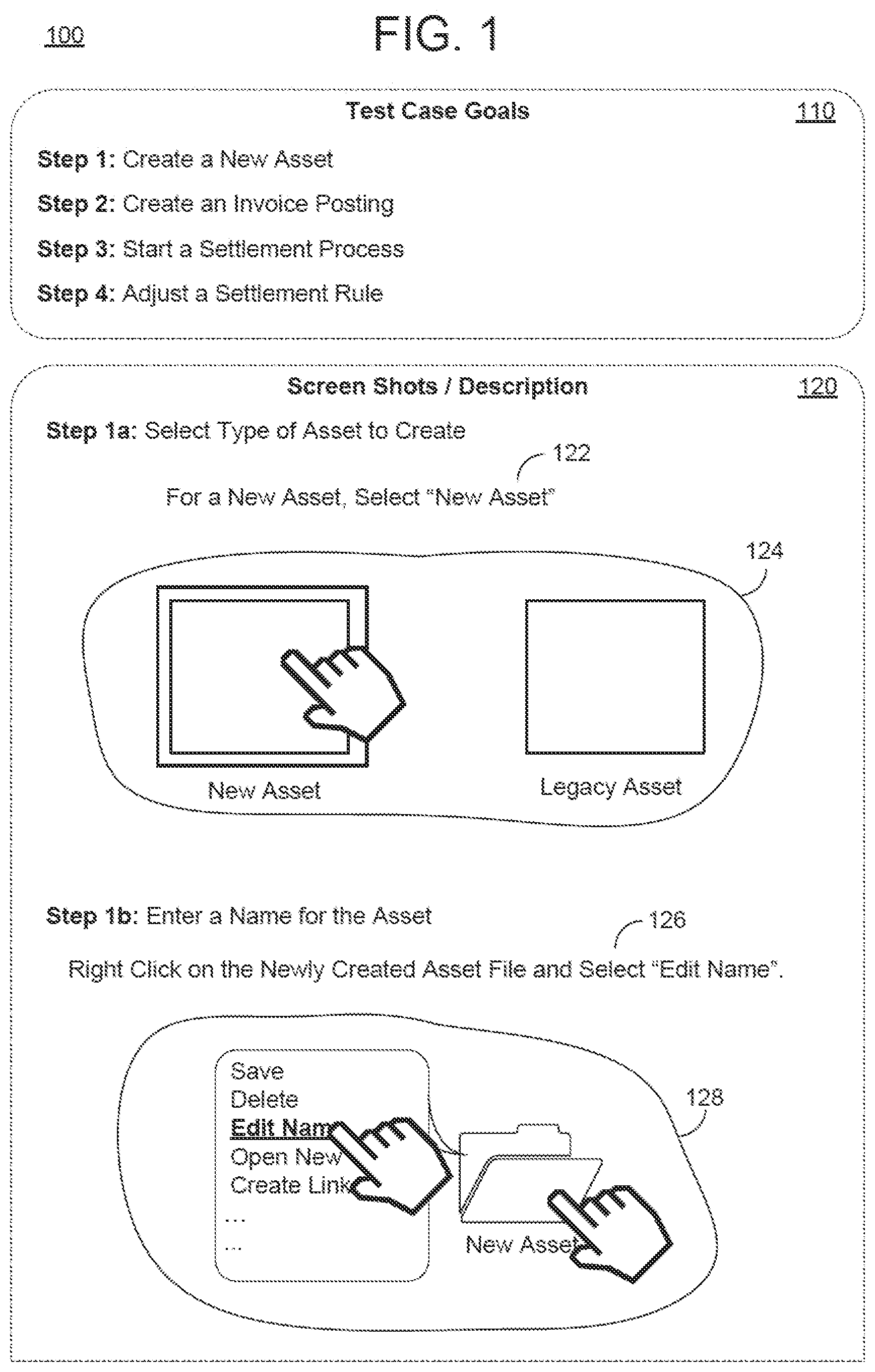 Patent US12314160 — Dynamic content adjustment for electronic document — Figure 1