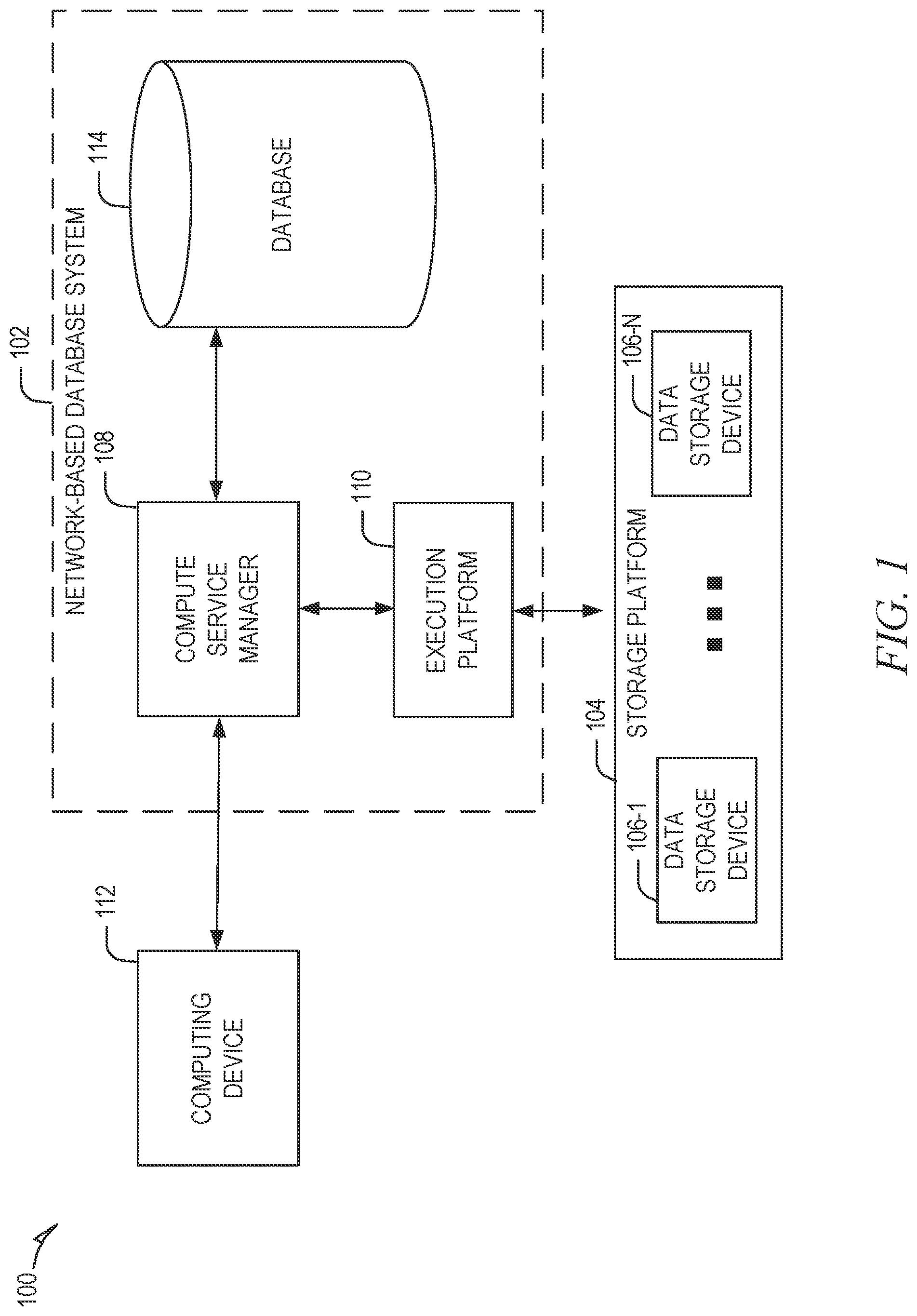 Patent US12314256 — Management of object dependency records in a cloud system — Figure 1