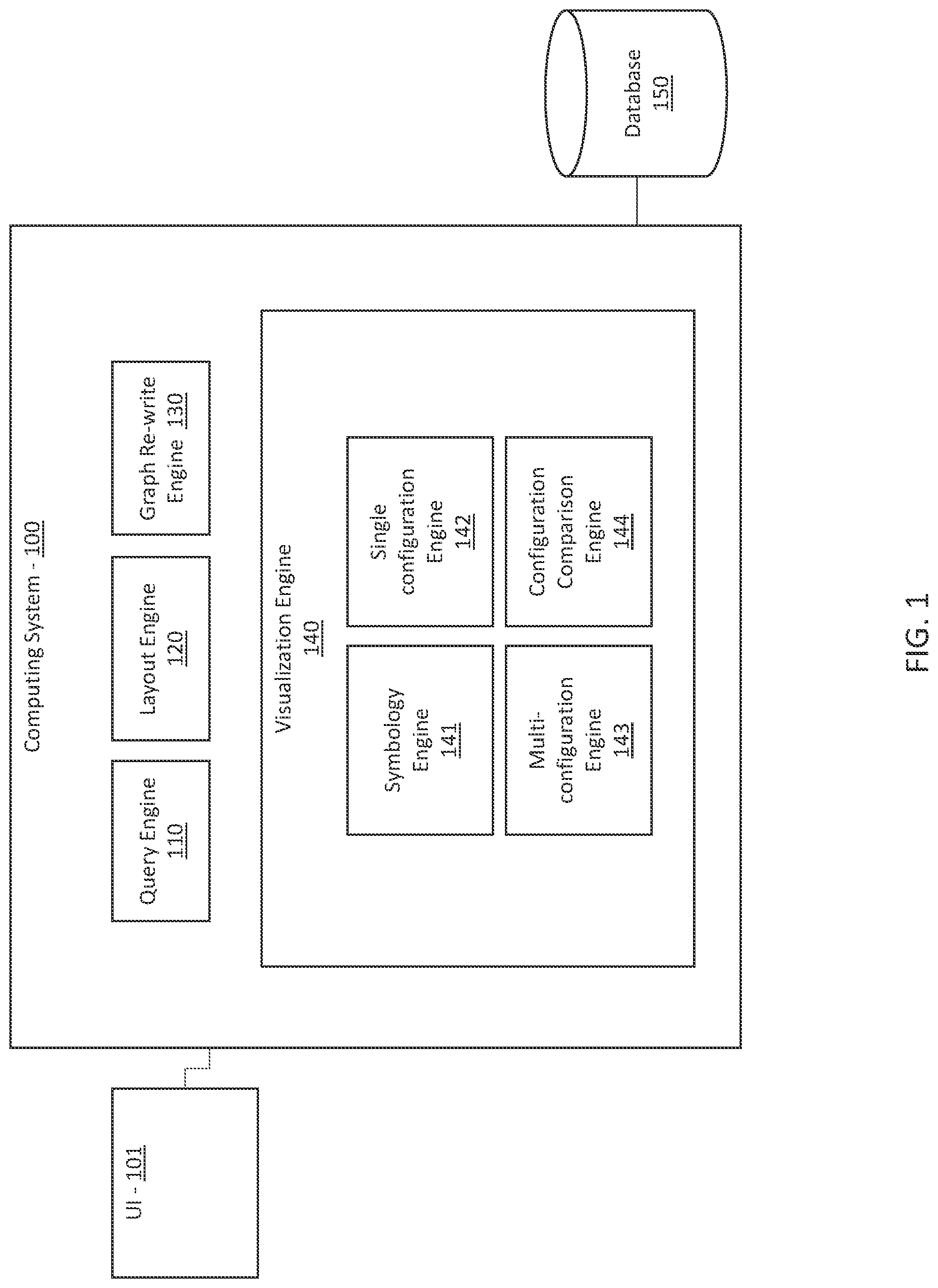 Patent US12314320 — Generation of visual representations of facility components — Figure 1