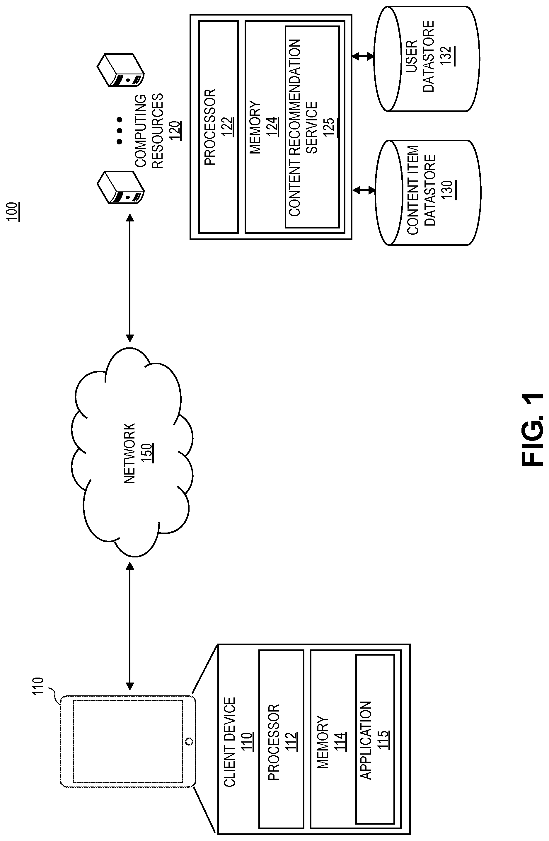 Patent US12314333 Figure 1 – Actively guided content recommendation
