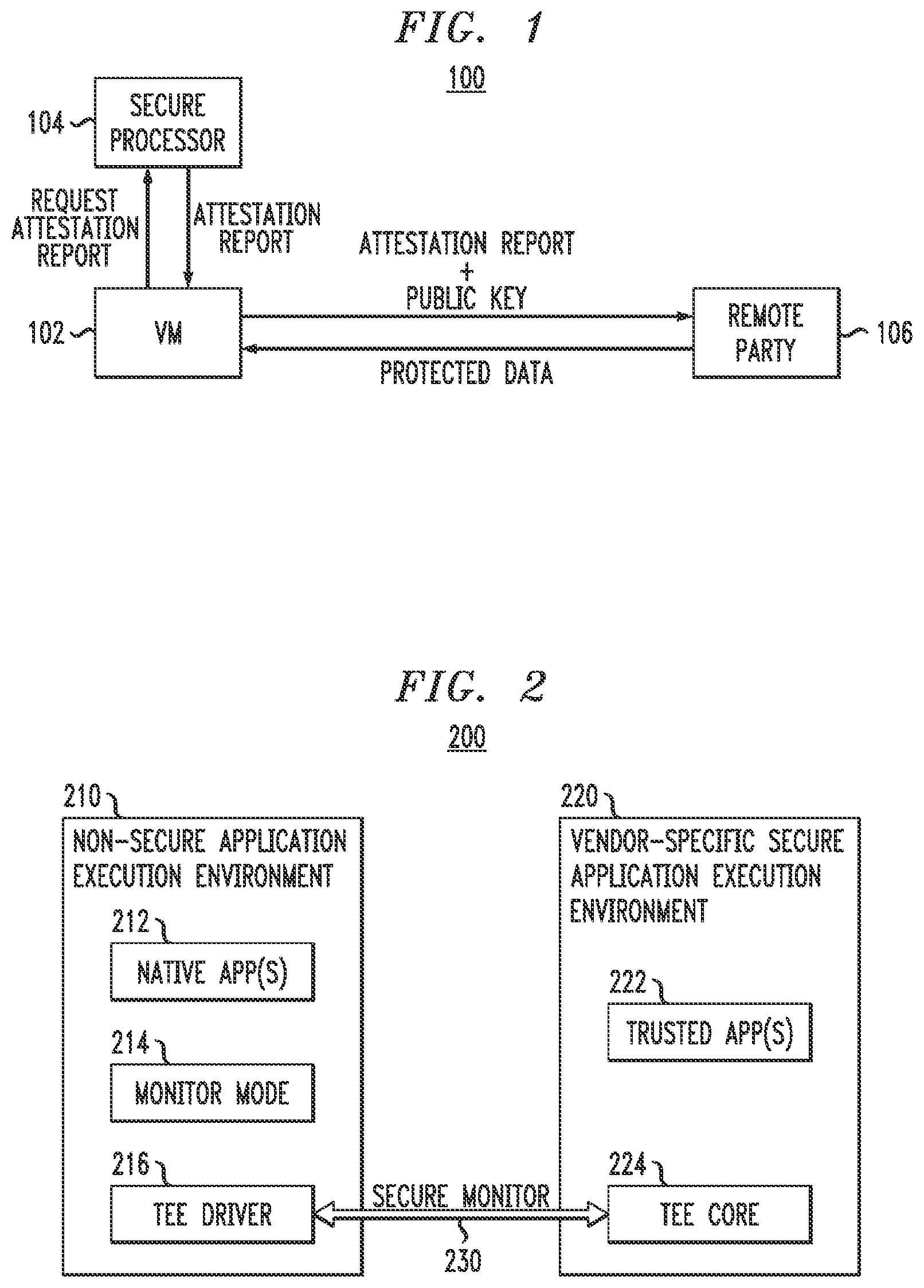 Patent US12314395 — Training data protection for artificial intelligence model in partitioned execution environment — Figure 1