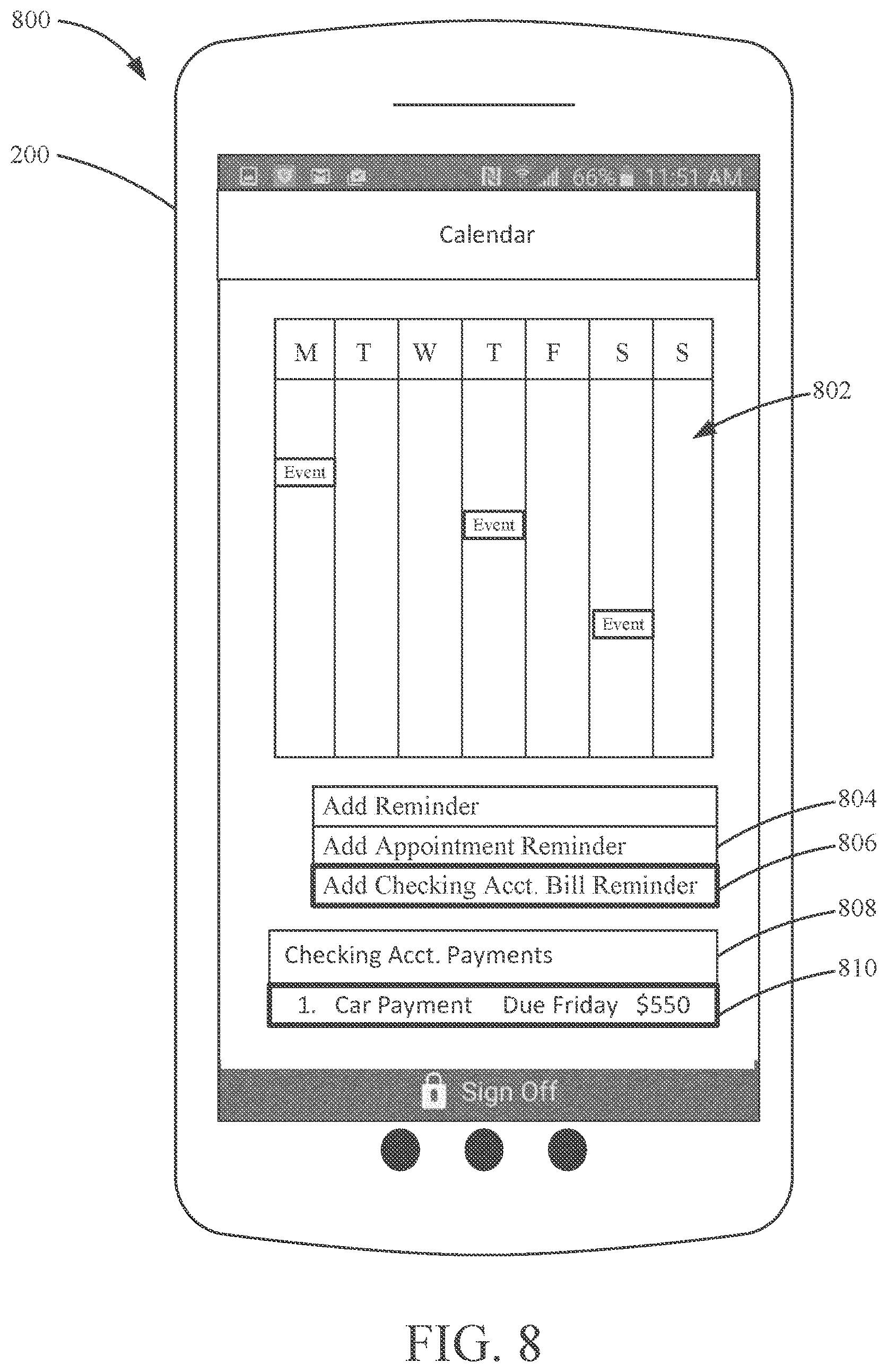 Patent US12314435 Figure 8 – Control tower for defining access permissions based on data type