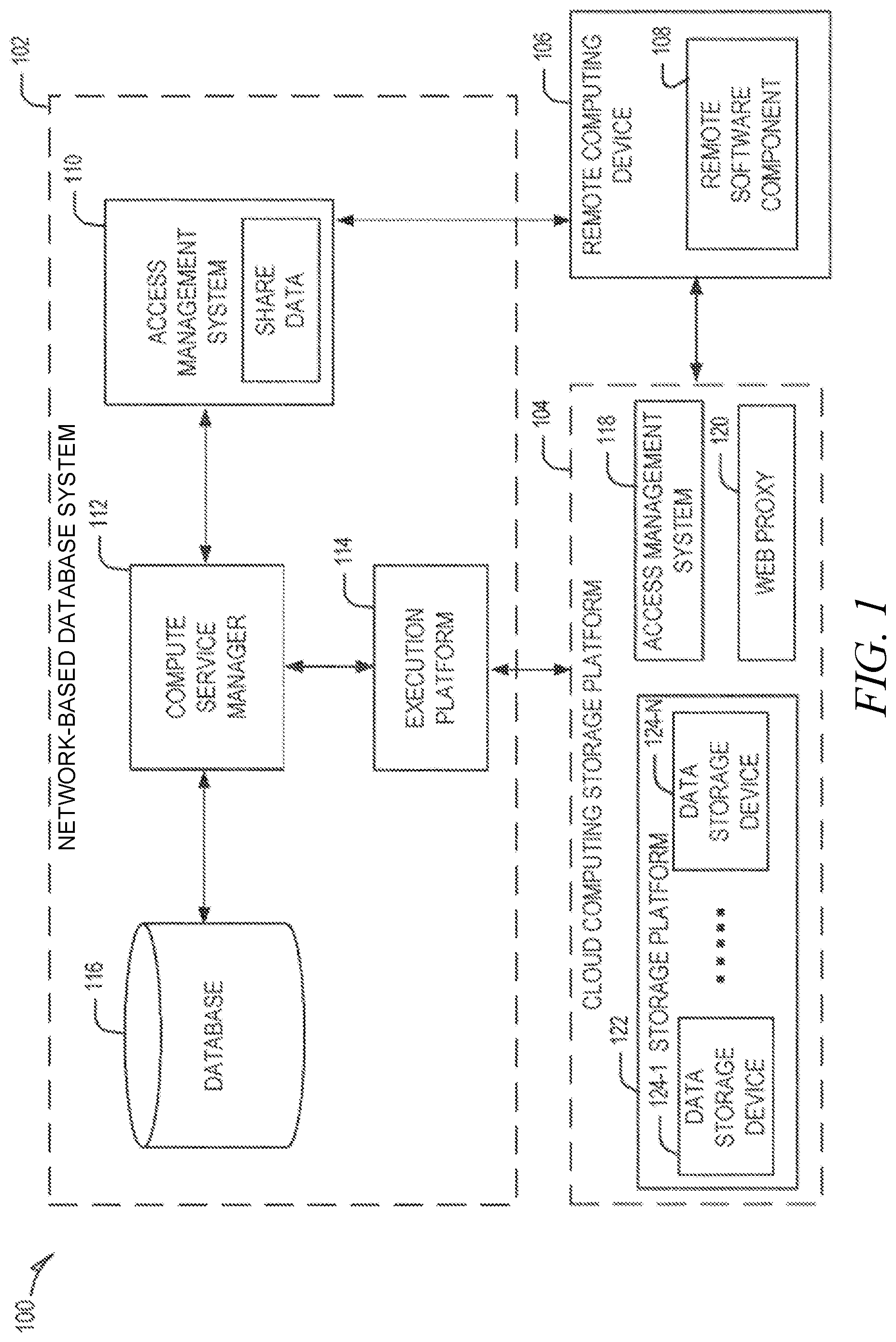 Patent US12314444 — Secure data comparison using data clean rooms — Figure 1