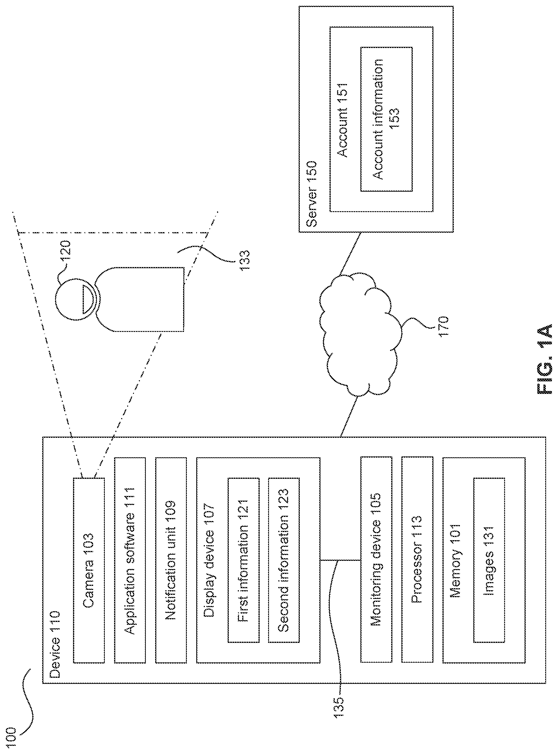 Patent US12314459 — Protecting user data privacy in a privacy zone — Figure 1