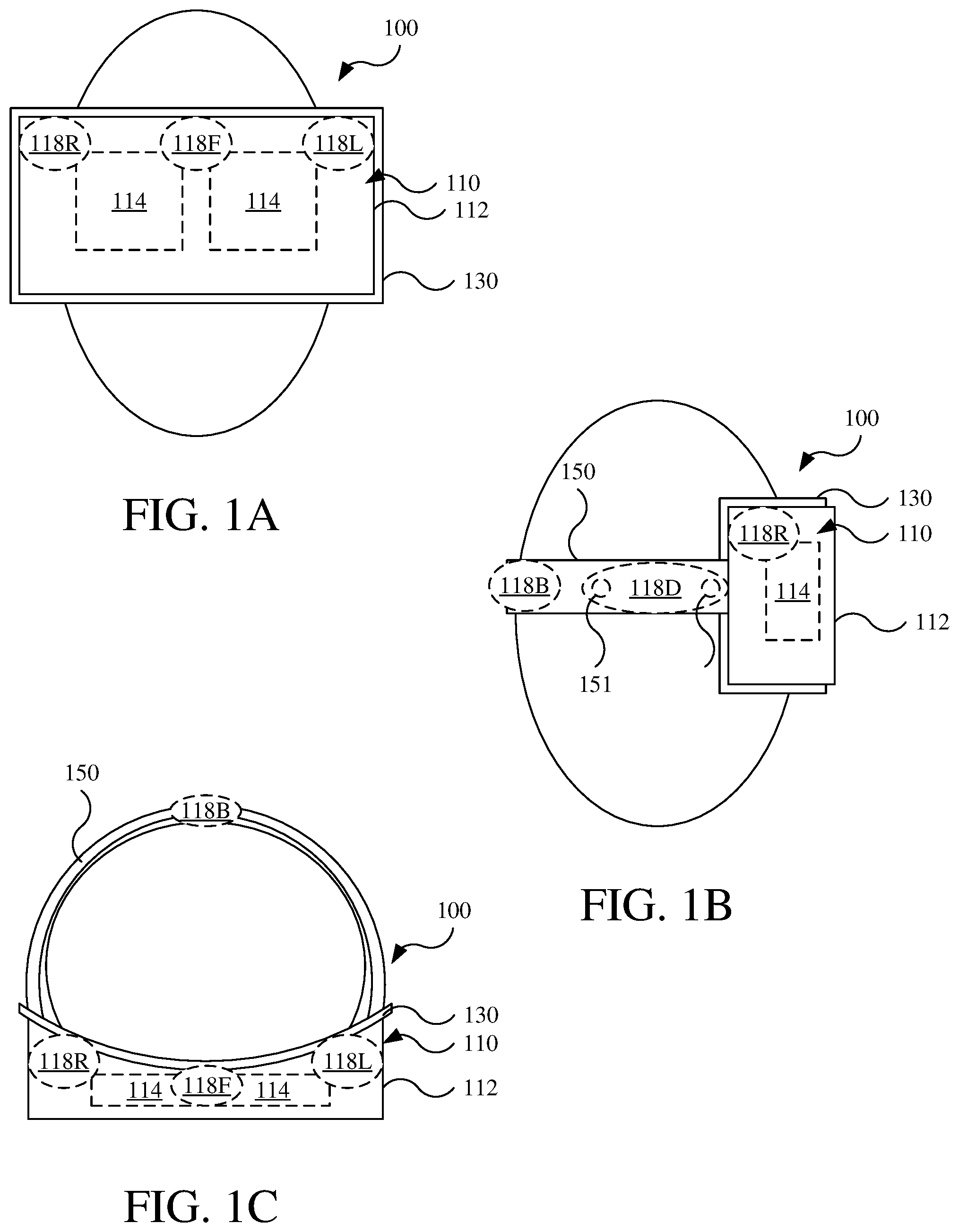 Patent US12314471 — Head-mounted display with haptic output — Figure 1