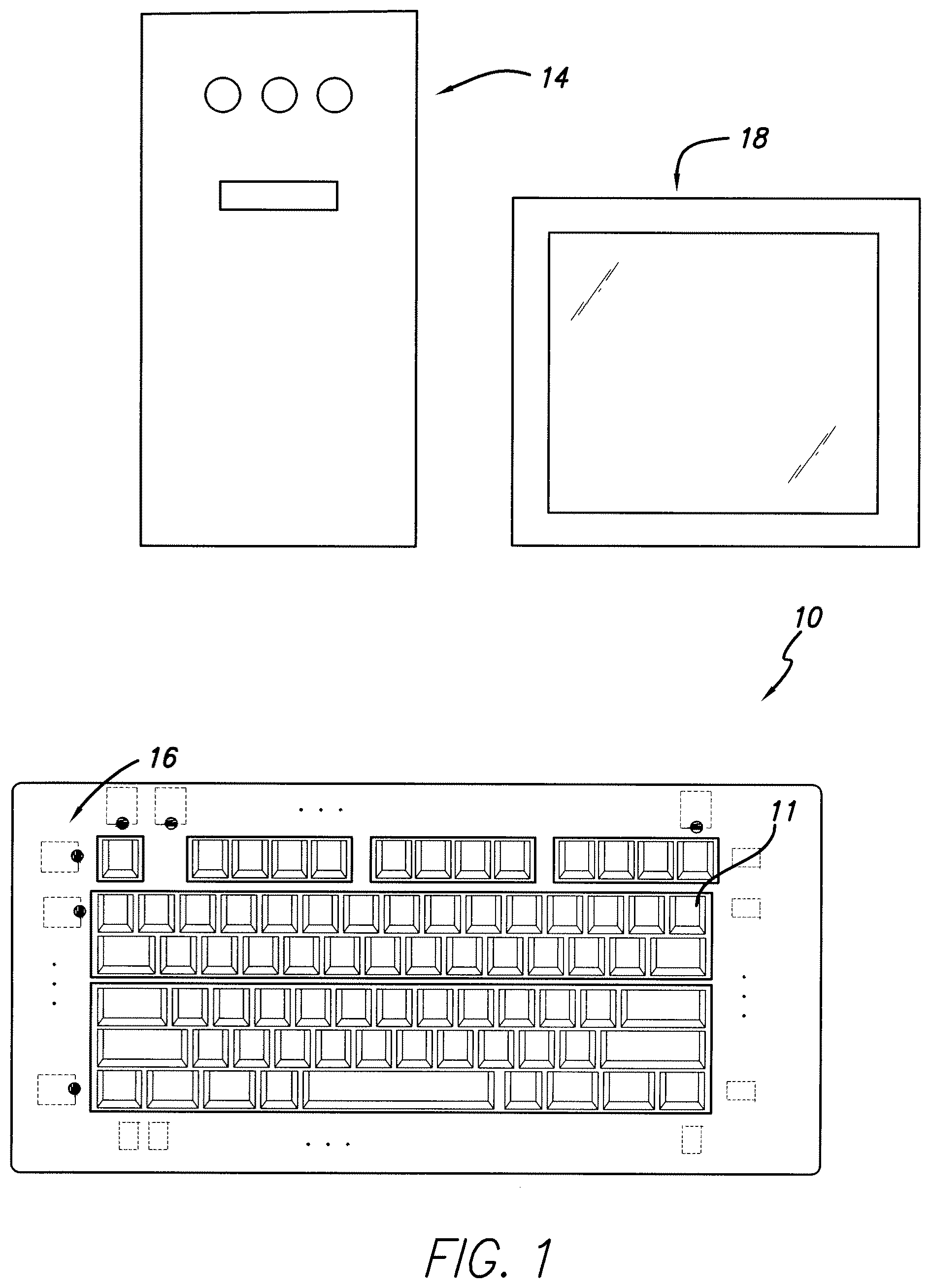 Patent US12314482 Figure 1 – Touch control system and method