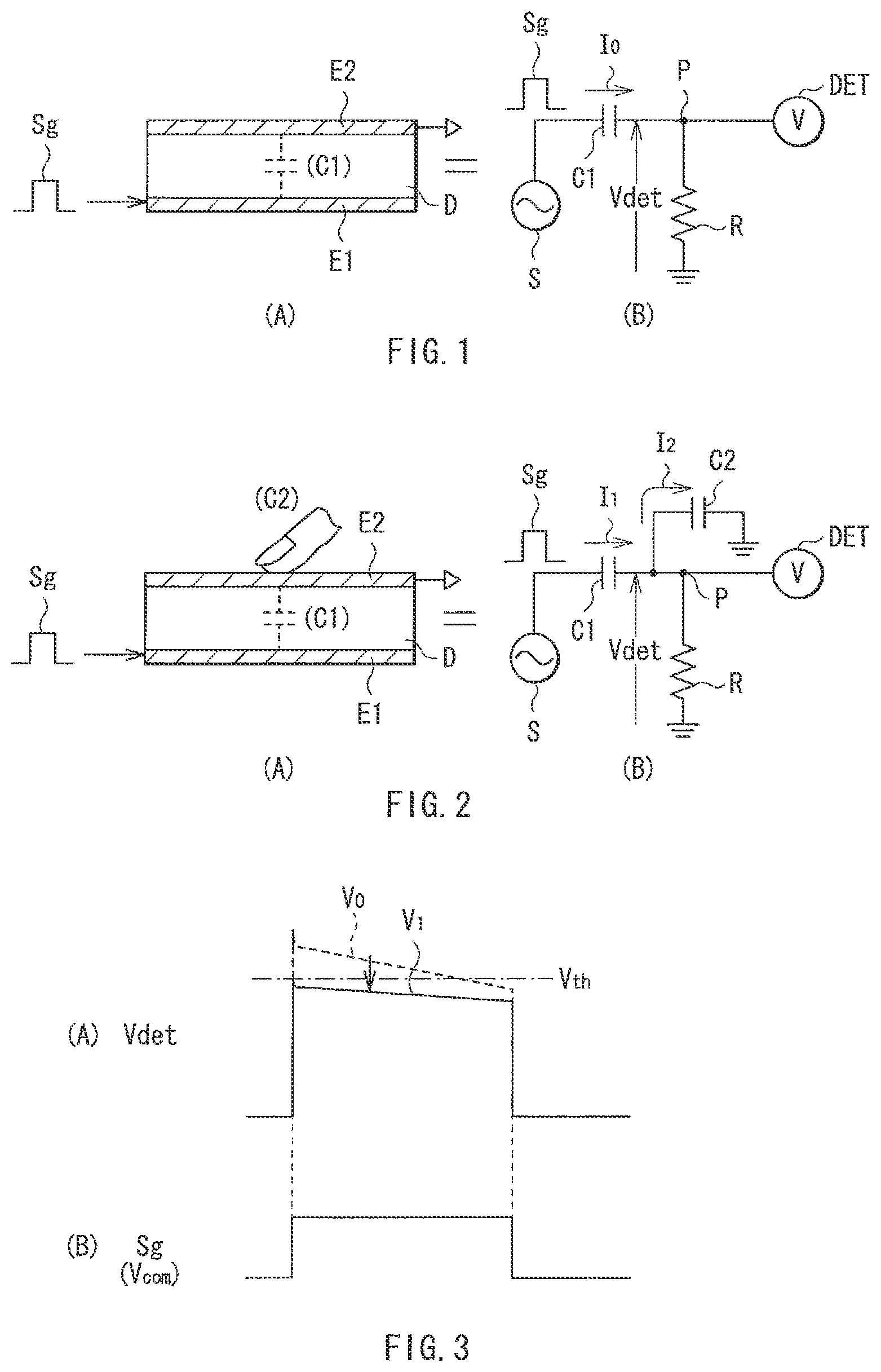 Patent US12314500 — Display panel with touch detection function, method of driving the same, driving circuit, and electronic unit — Figure 1