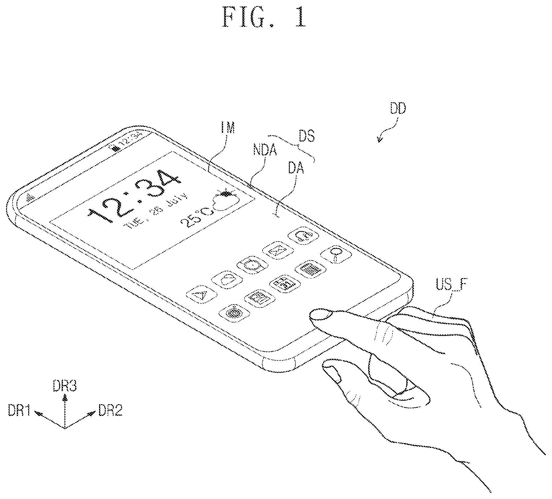 Patent US12314513 — Input sensing part and driving method thereof — Figure 1