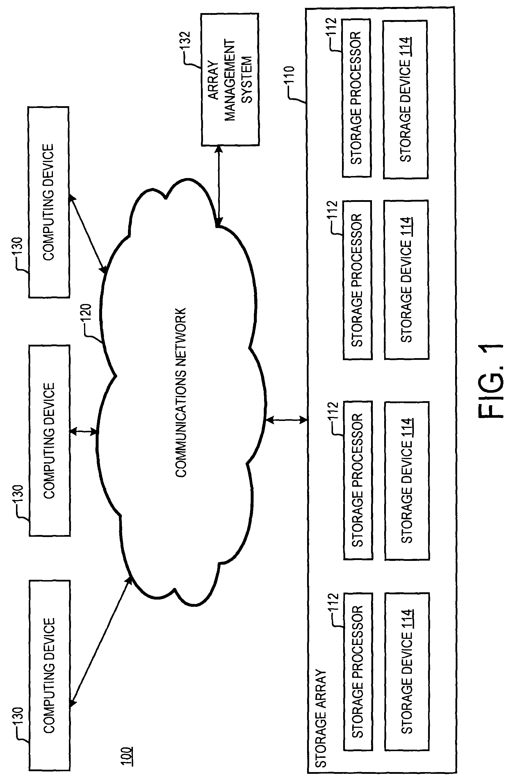 Patent US12314535 — Method and apparatus for snapshot management — Figure 1