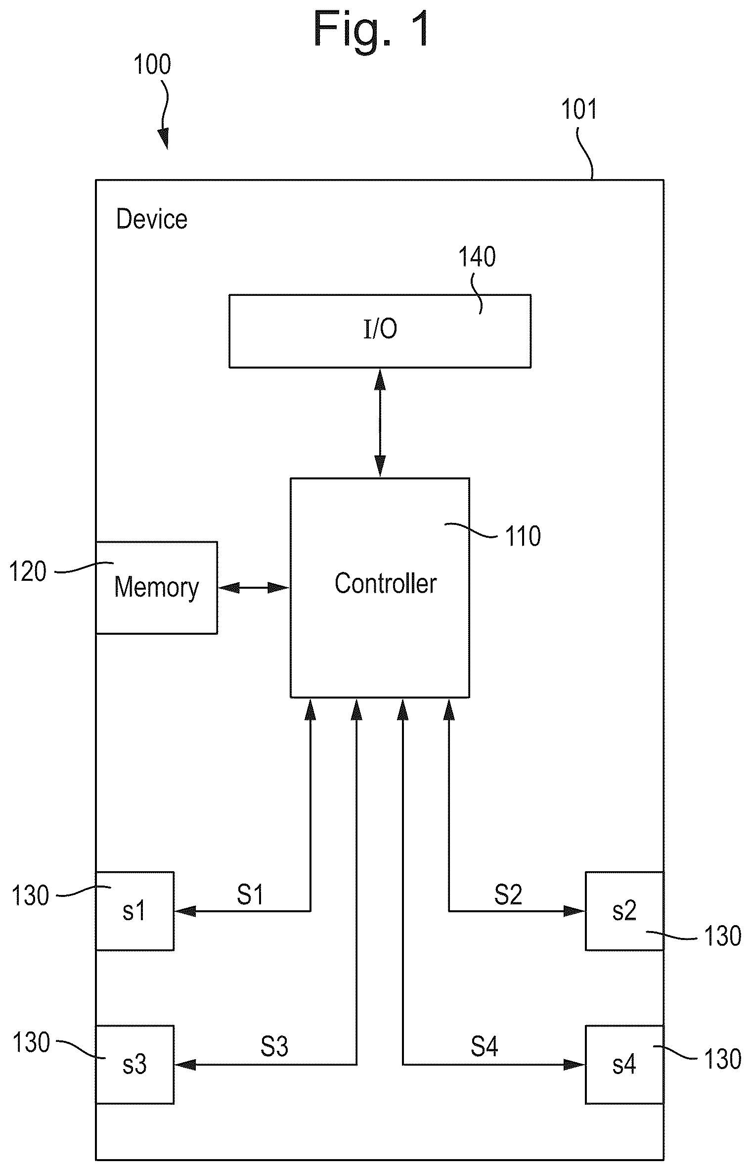 Patent US12314558 — Force sensing system and method — Figure 1