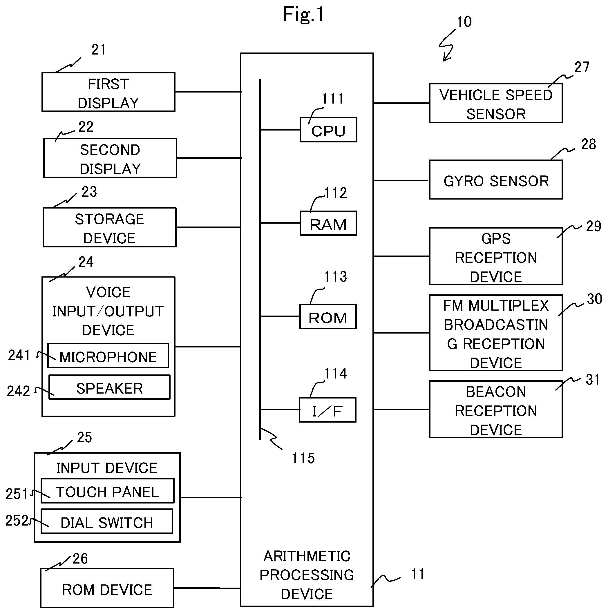 Patent US12314562 — Display control device and display control method for preventing overlapping of high priority display regions — Figure 1