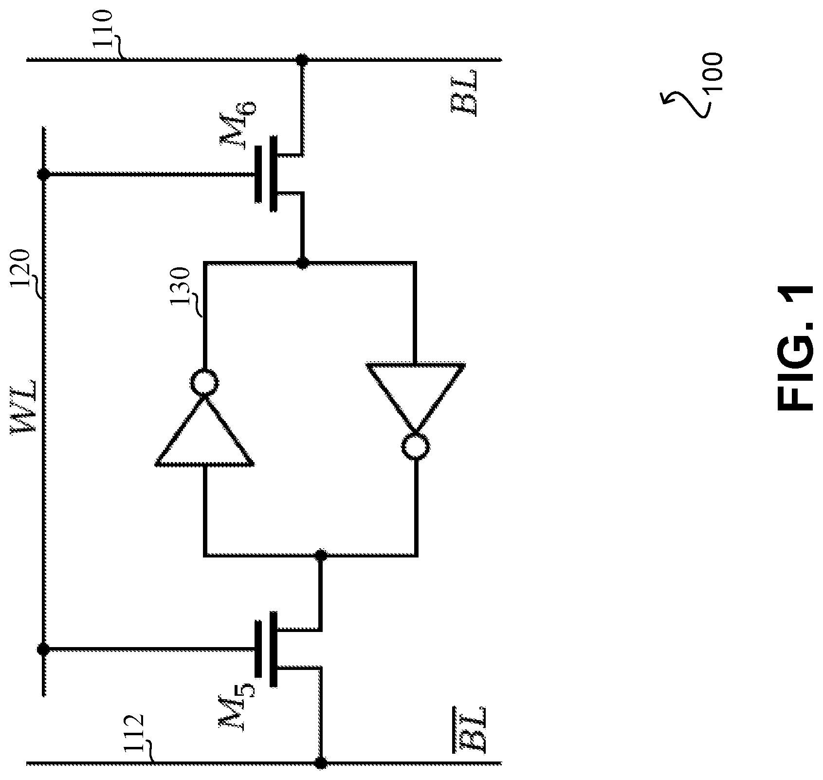 Patent US12314597 — Adaptive SRAM memory control — Figure 1