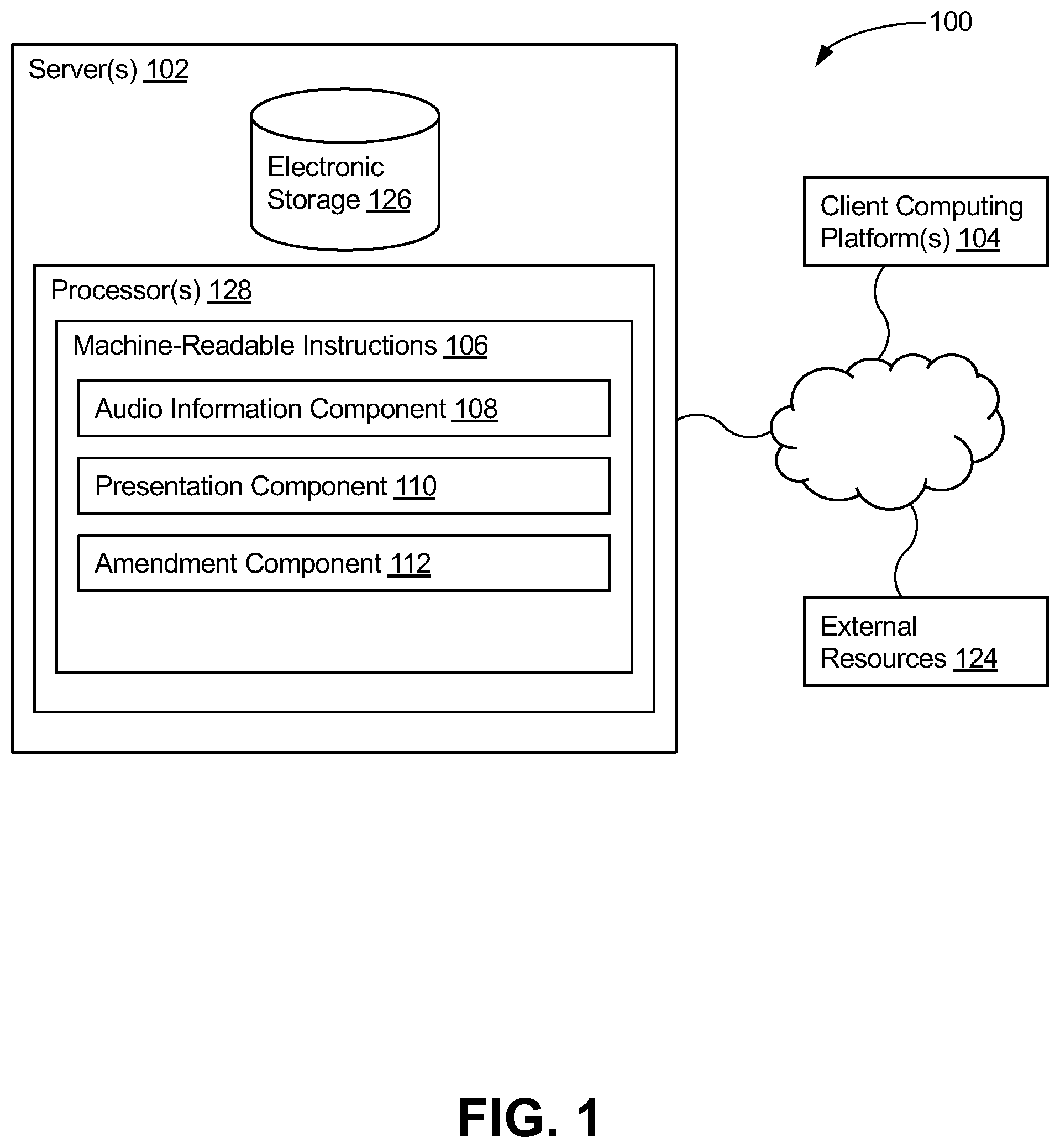 Patent US12314656 — Systems and methods to briefly deviate from and resume back to amending a section of a note — Figure 1