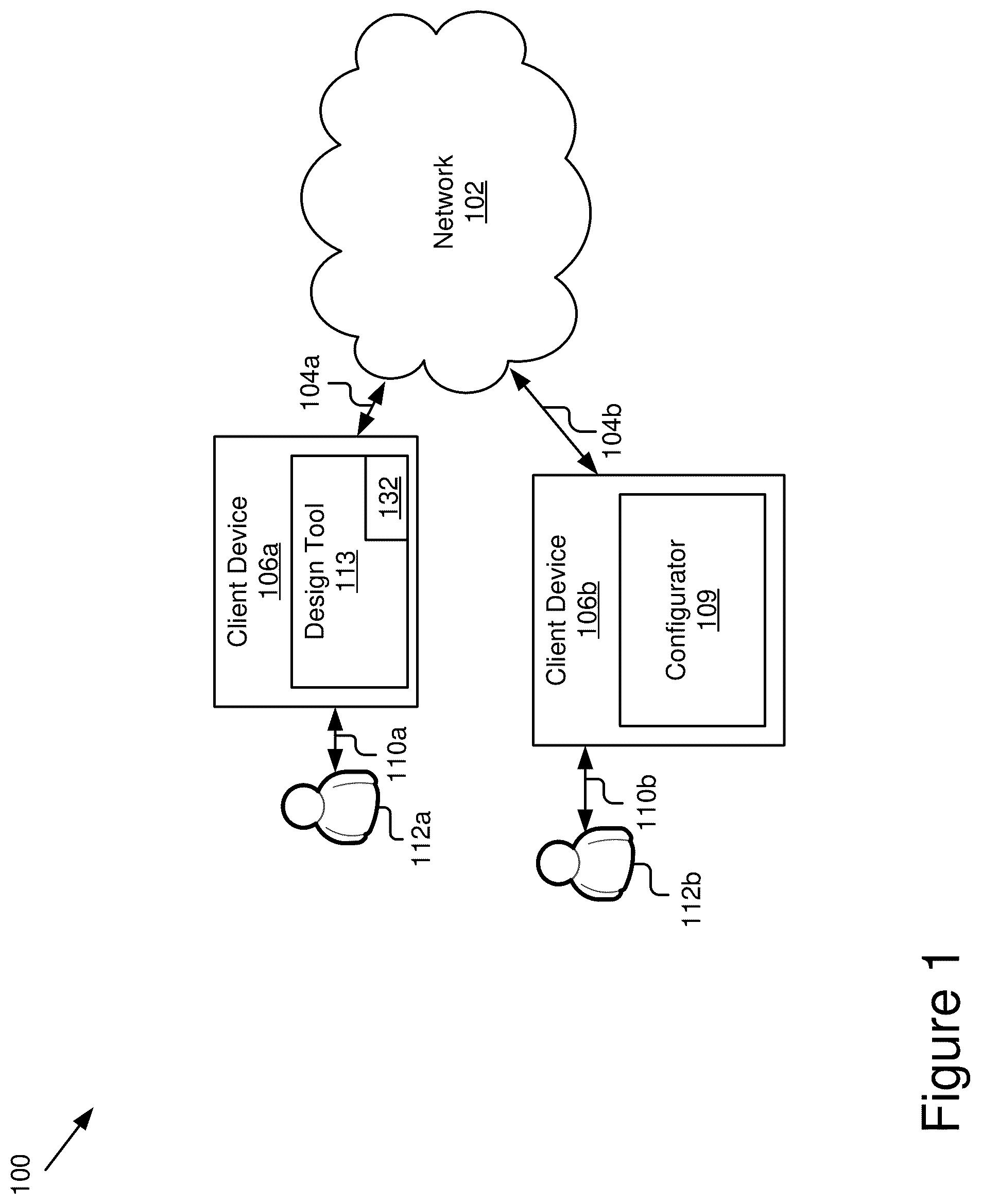 Patent US12314692 — Bi-directional design-to-code — Figure 1