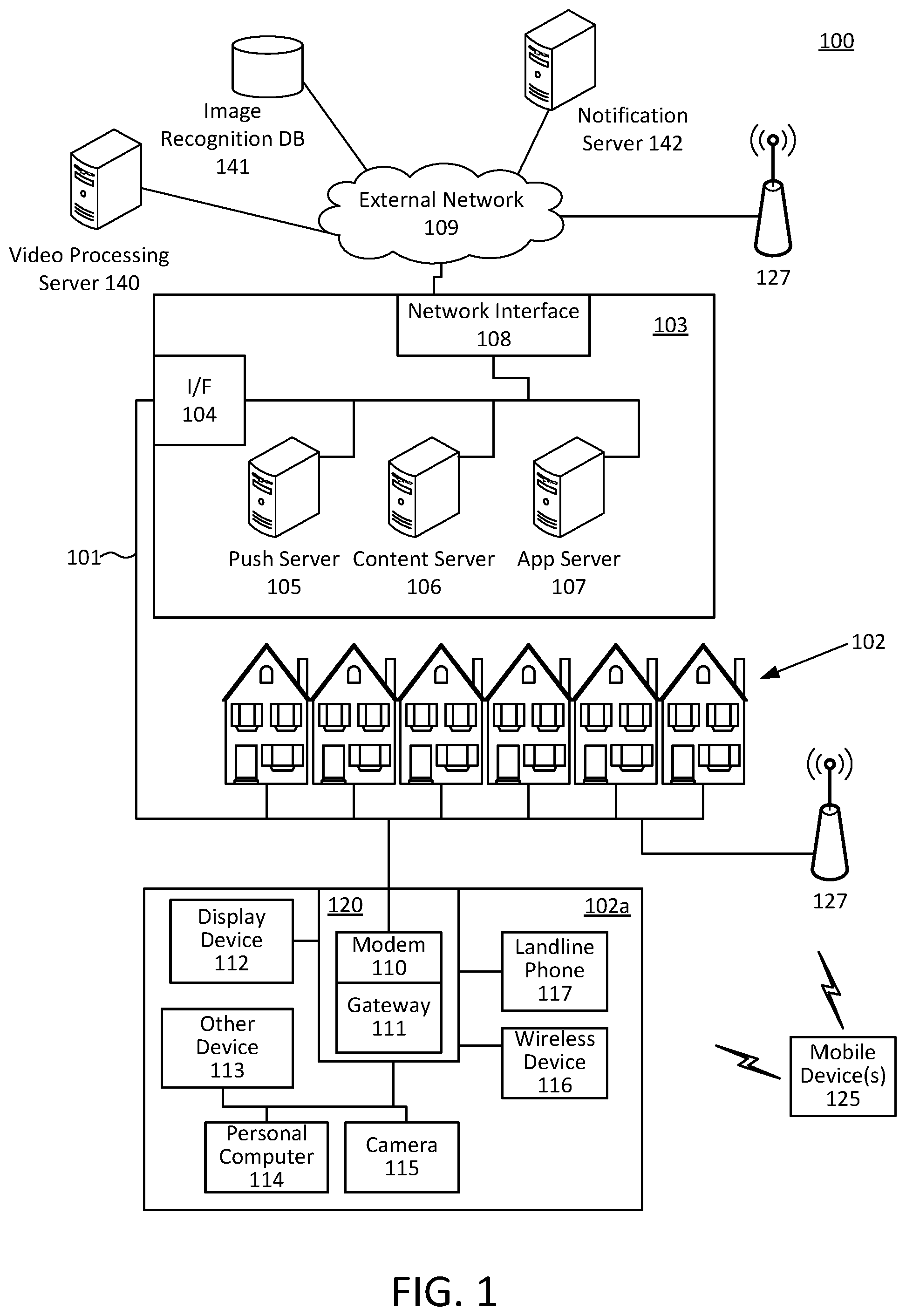Patent US12314889 — Delivery event detection systems and methods — Figure 1