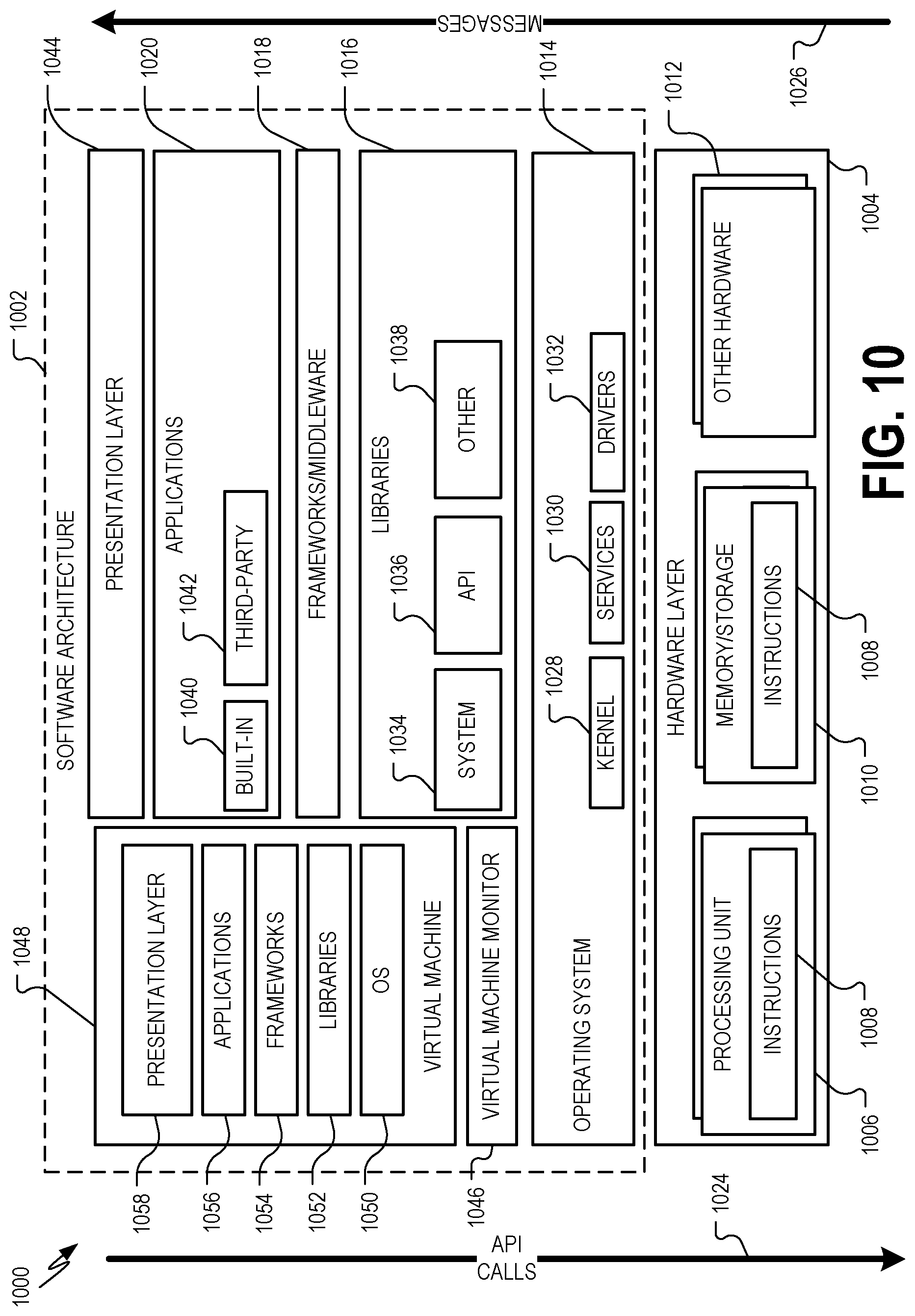 Patent US12314891 Figure 10 – Aerial vehicle delivery of items