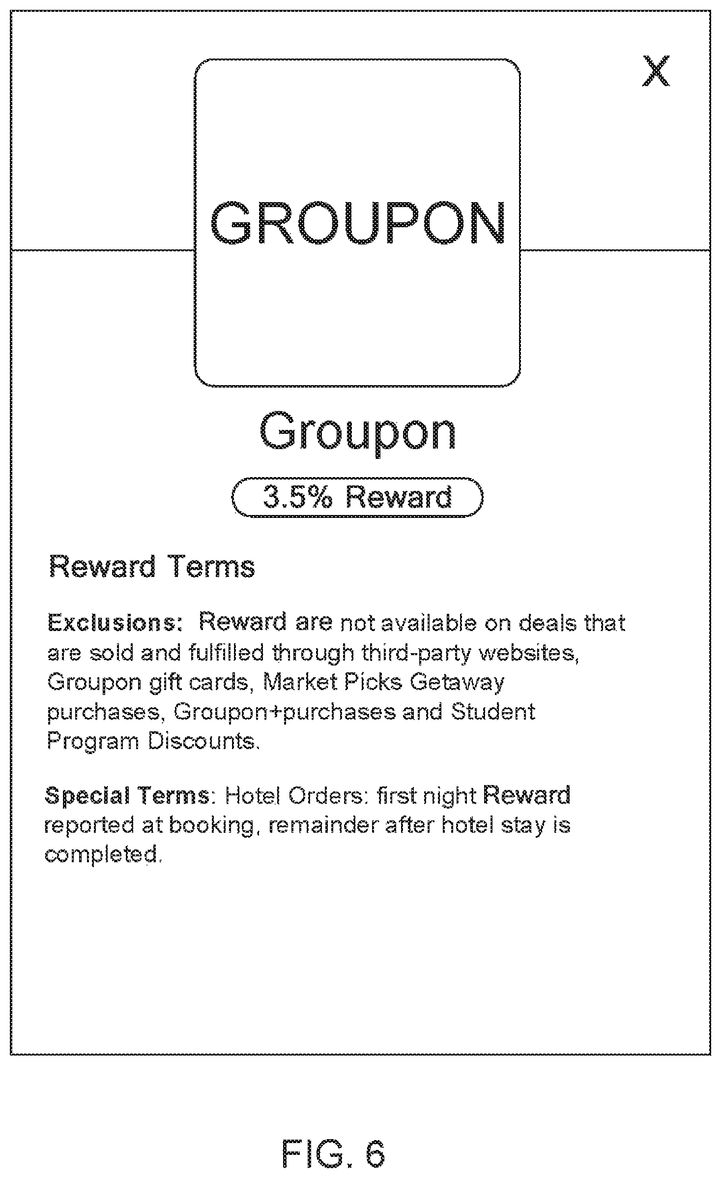 Patent US12314974 Figure 6 – Systems and methods to facilitate providing a software development kit (SDK) for rewards for making gift card purchases to multiple application publishers