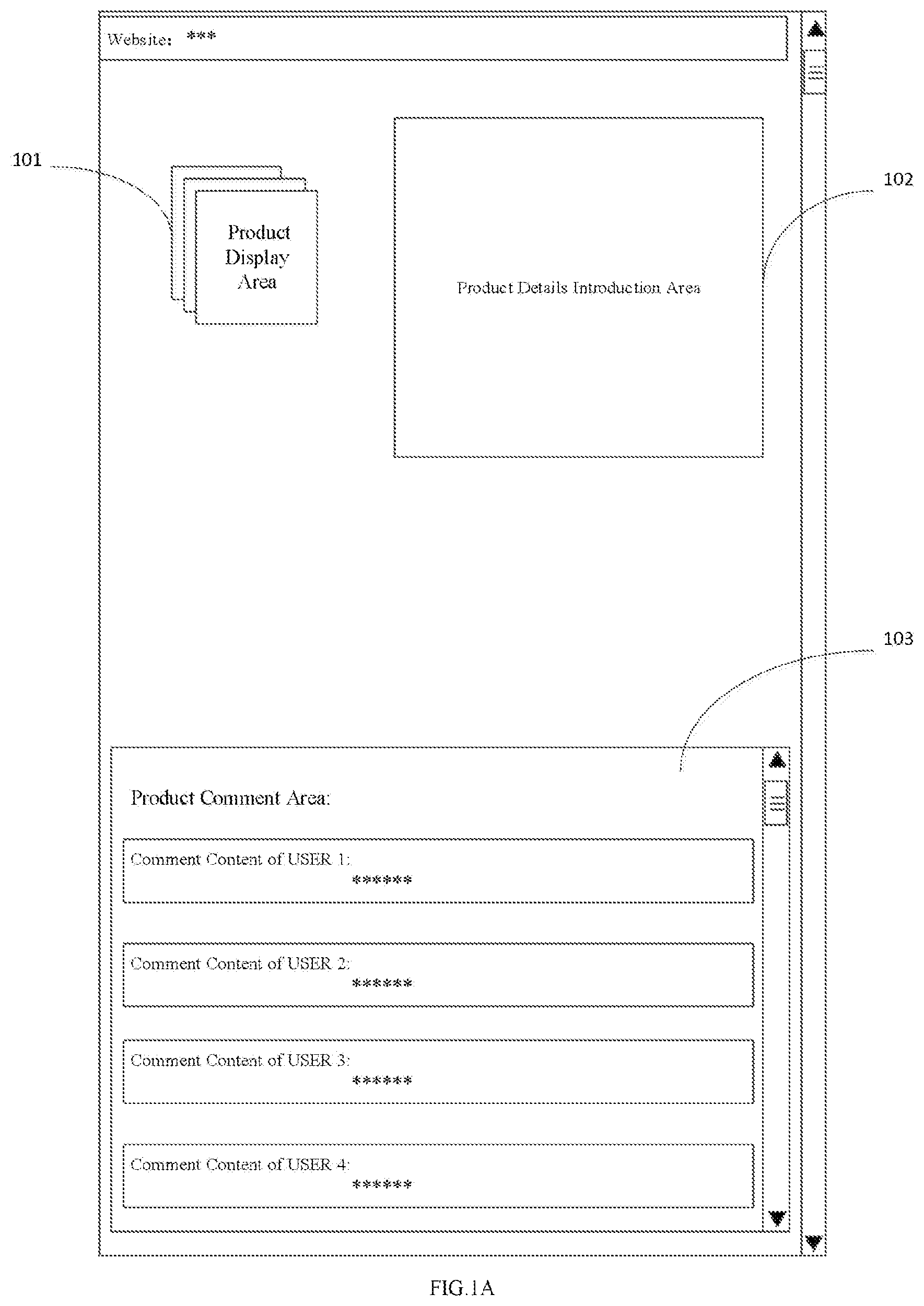 Patent US12314984 — Method and apparatus for displaying product review information, electronic device and storage medium — Figure 1