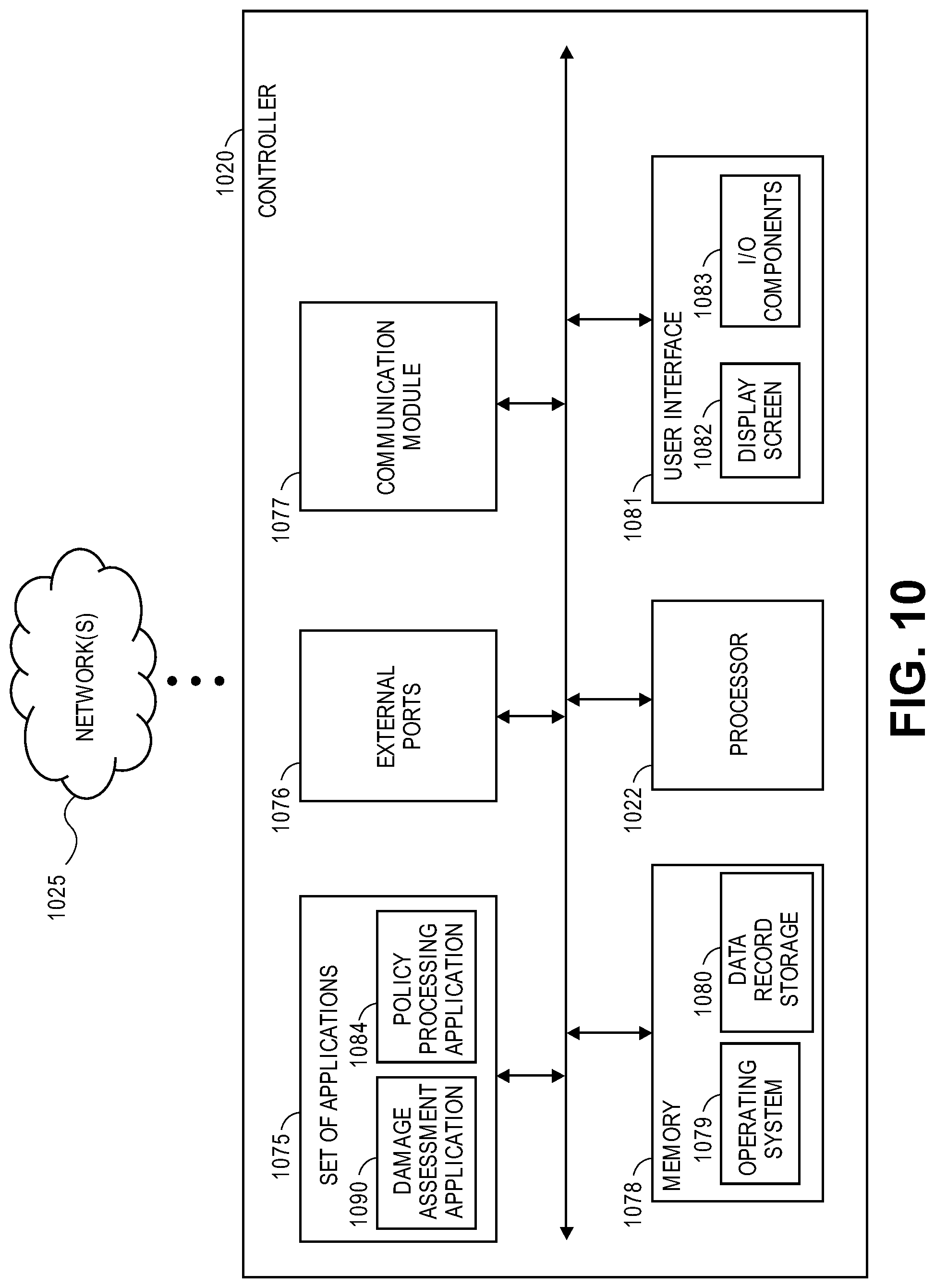Patent US12315015 Figure 10 – Systems and methods for managing insurance associated with devices populated within a property