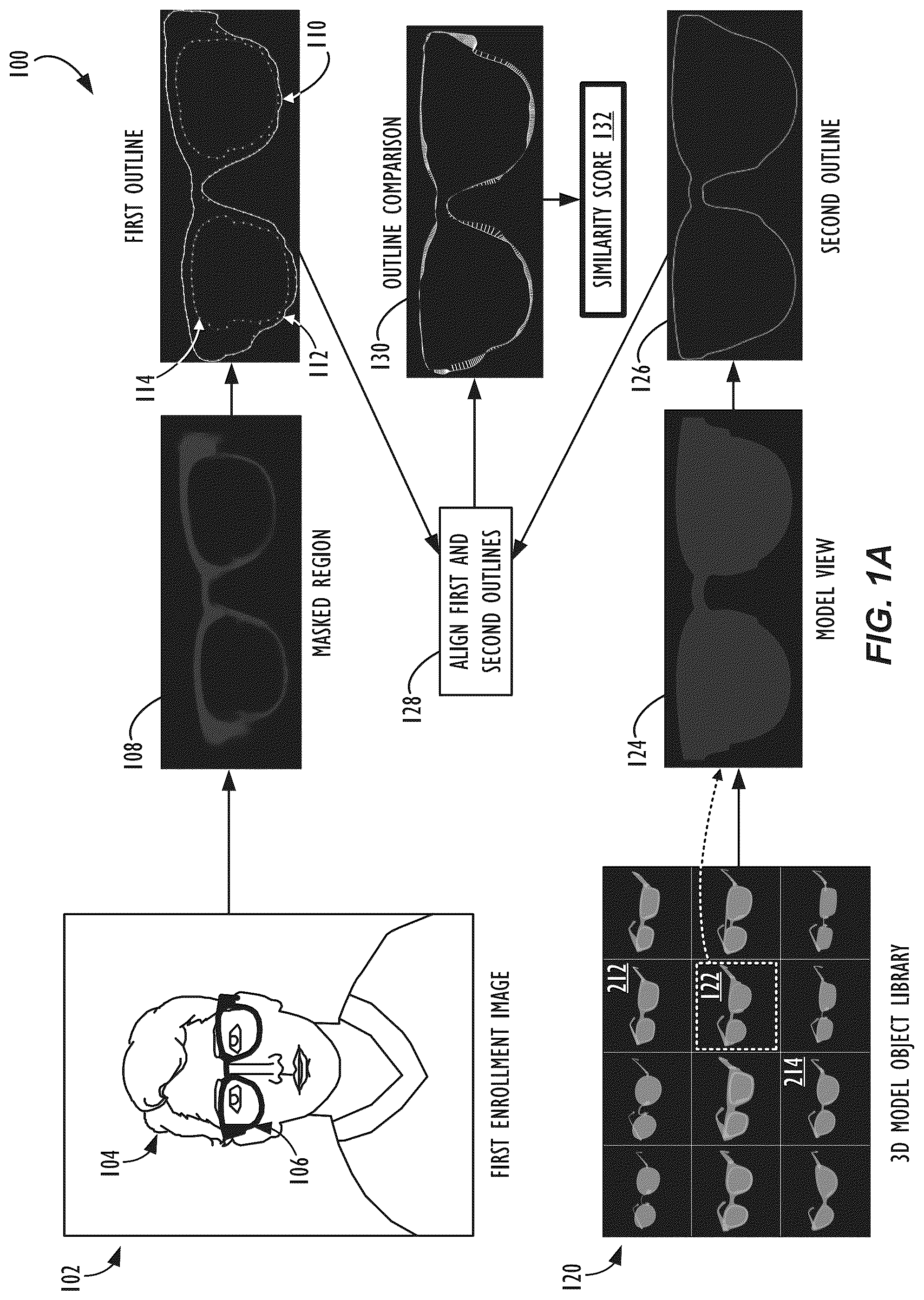 Patent US12315056 — Accessory detection and determination for avatar enrollment — Figure 1