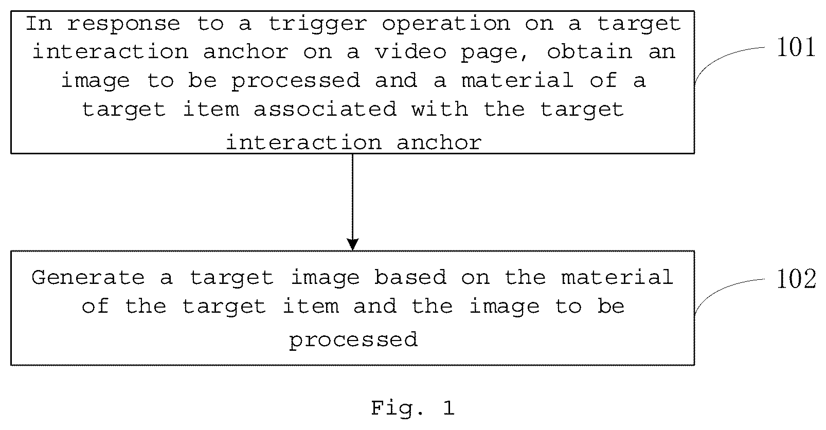 Patent US12315096 — Interaction method and apparatus, device and medium — Figure 1