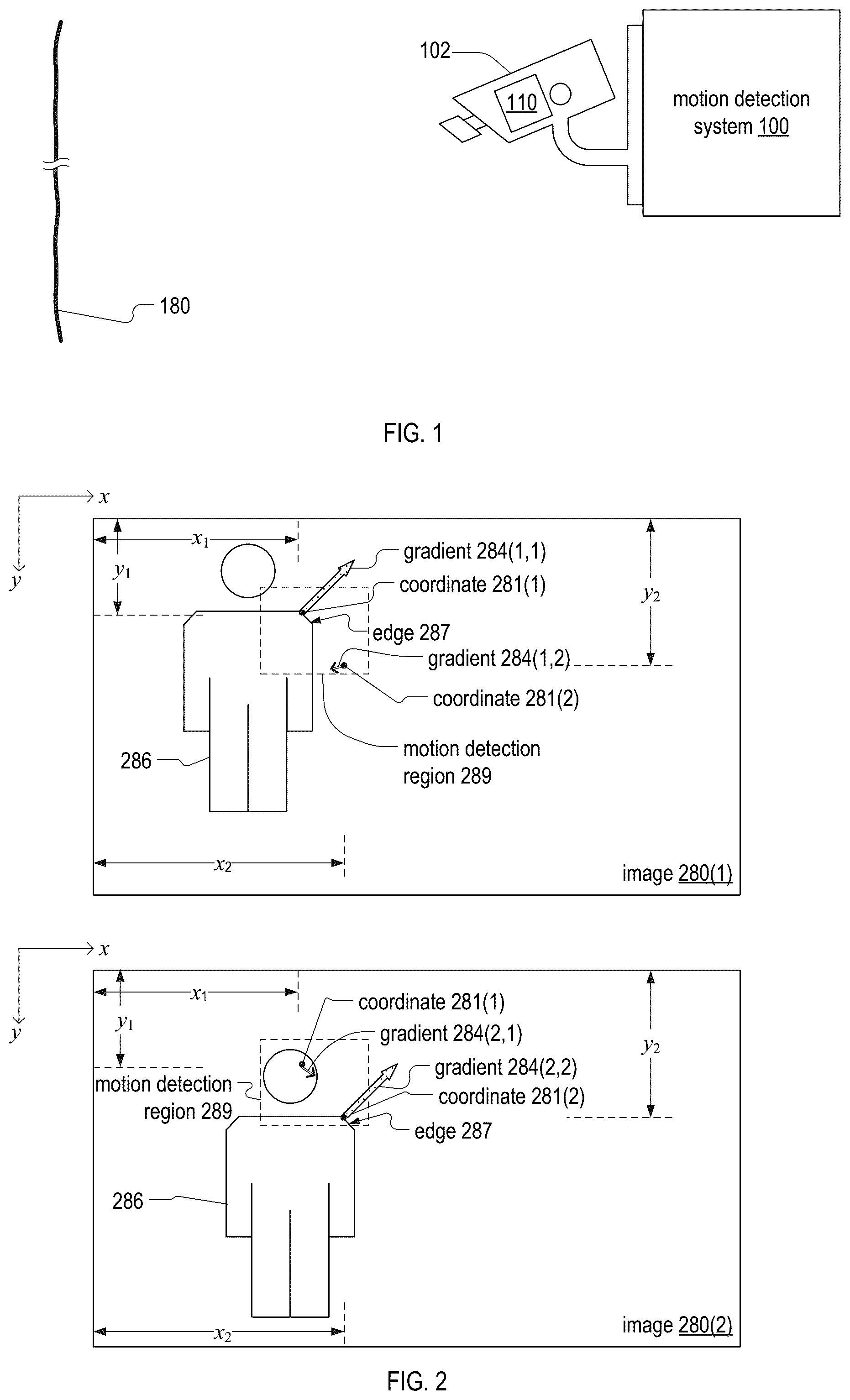 Patent US12315170 Figure 1 – Motion detection system and method
