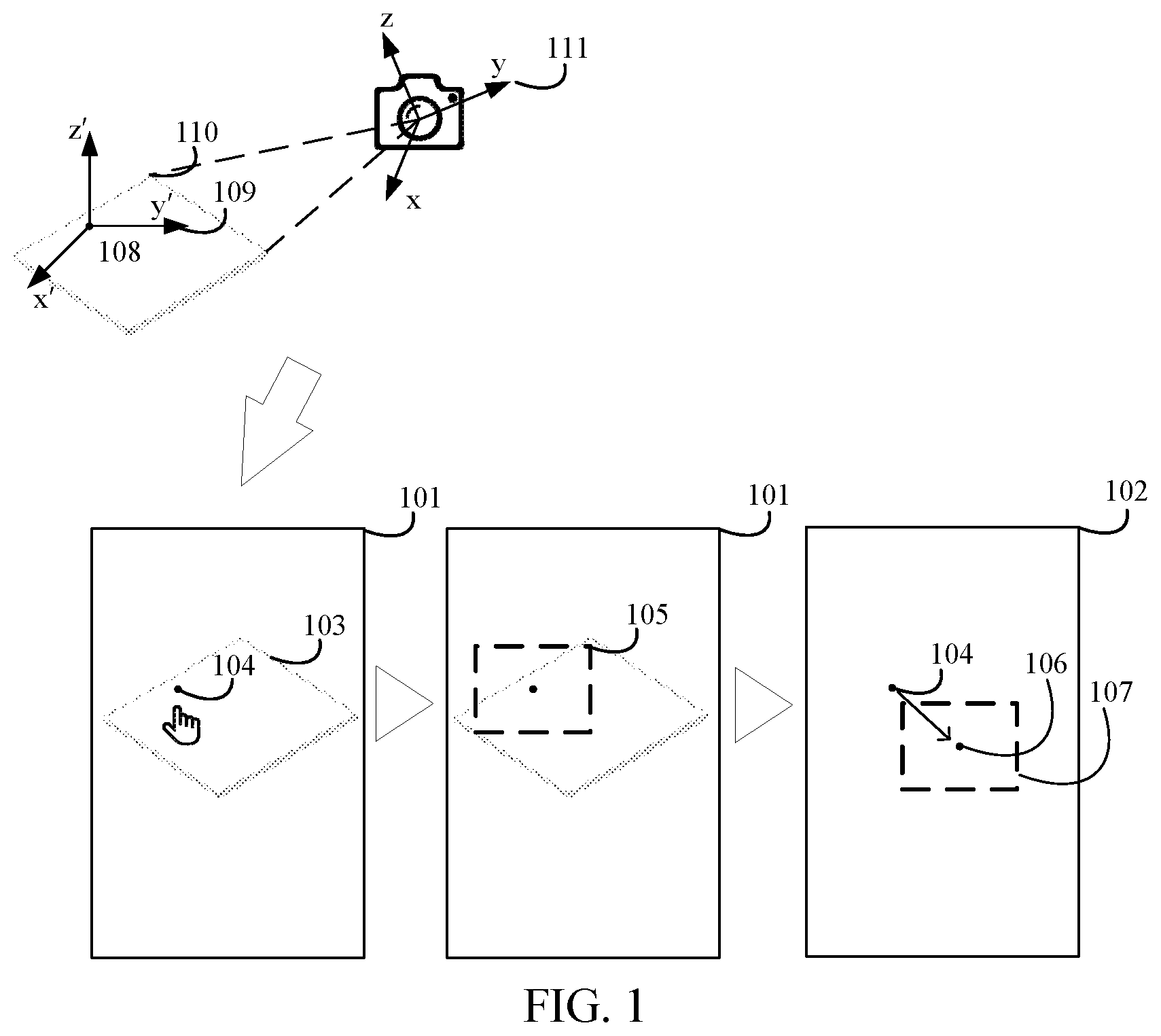 Patent US12315186 — Pose determining method and apparatus, electronic device, and storage medium — Figure 1