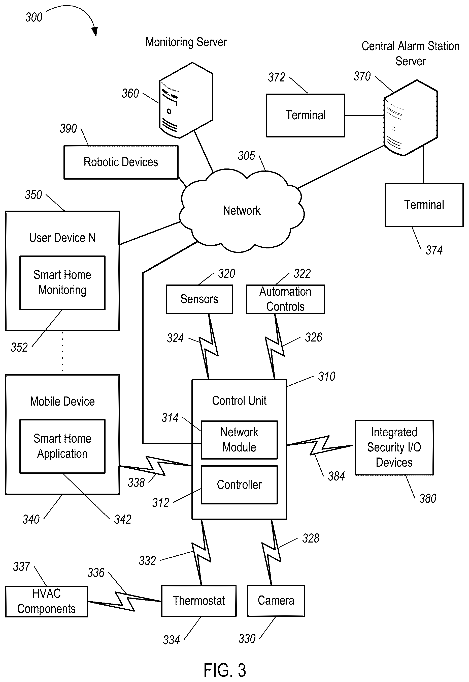 Patent US12315210 Figure 3 – Camera blindspot analysis